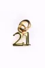 Gold Plated 21 Birthday Charm sold by Never Fully Dressed