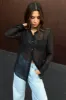 Black Sheer Shirt sold by Never Fully Dressed