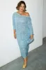 Ice Blue Sequin Jem Dress sold by Never Fully Dressed