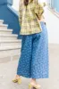 Mid Easy Pant in Daisy Denim (RTS) sold by Nettle Studios
