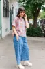 Mid Easy Pant in Daisy Denim (RTS) sold by Nettle Studios