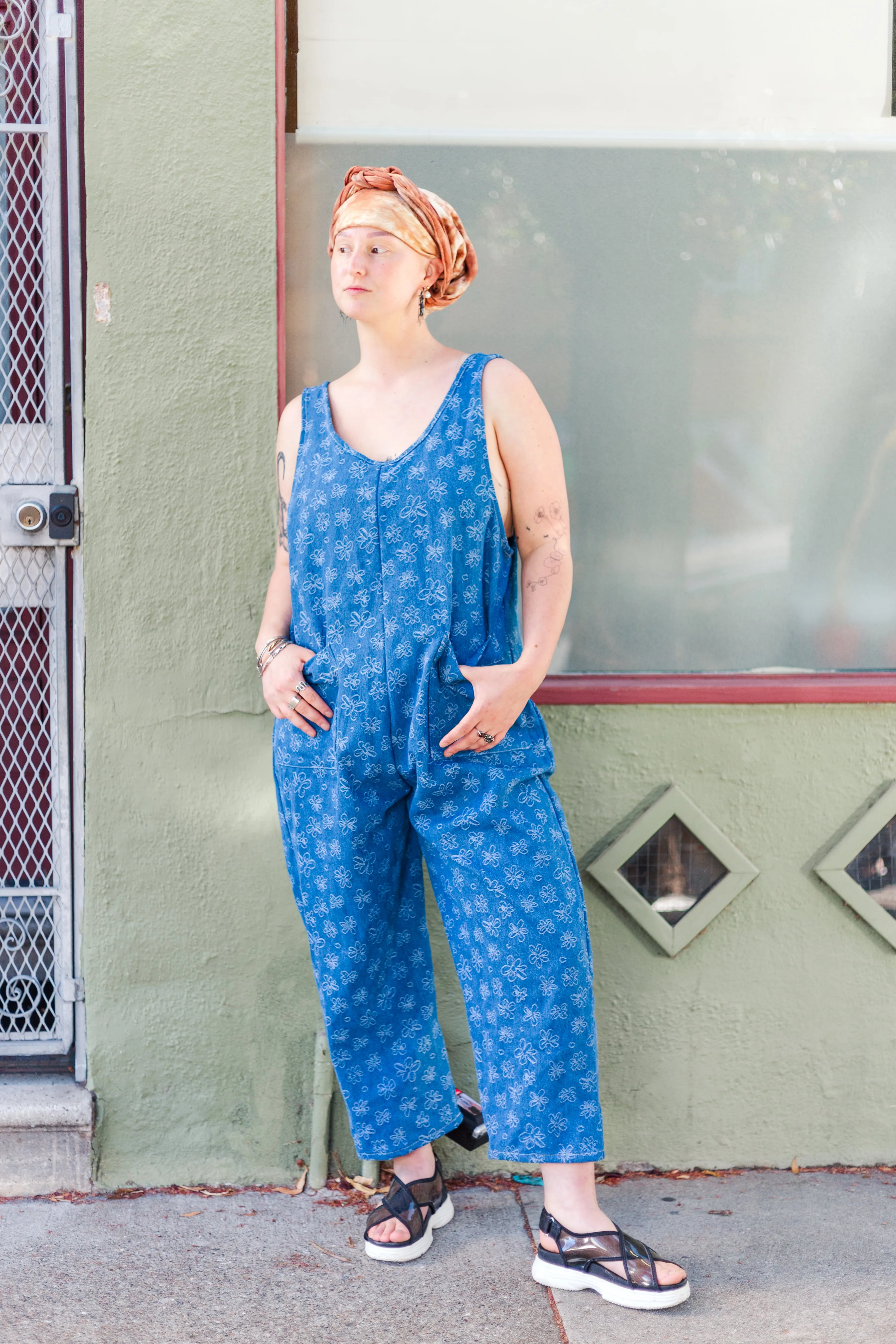 Everyday Overall in Daisy Denim sold by Nettle Studios product image thumbnail 3