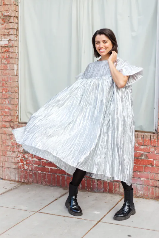 Silver Metallic Mushroom Dress sold by Nettle Studios