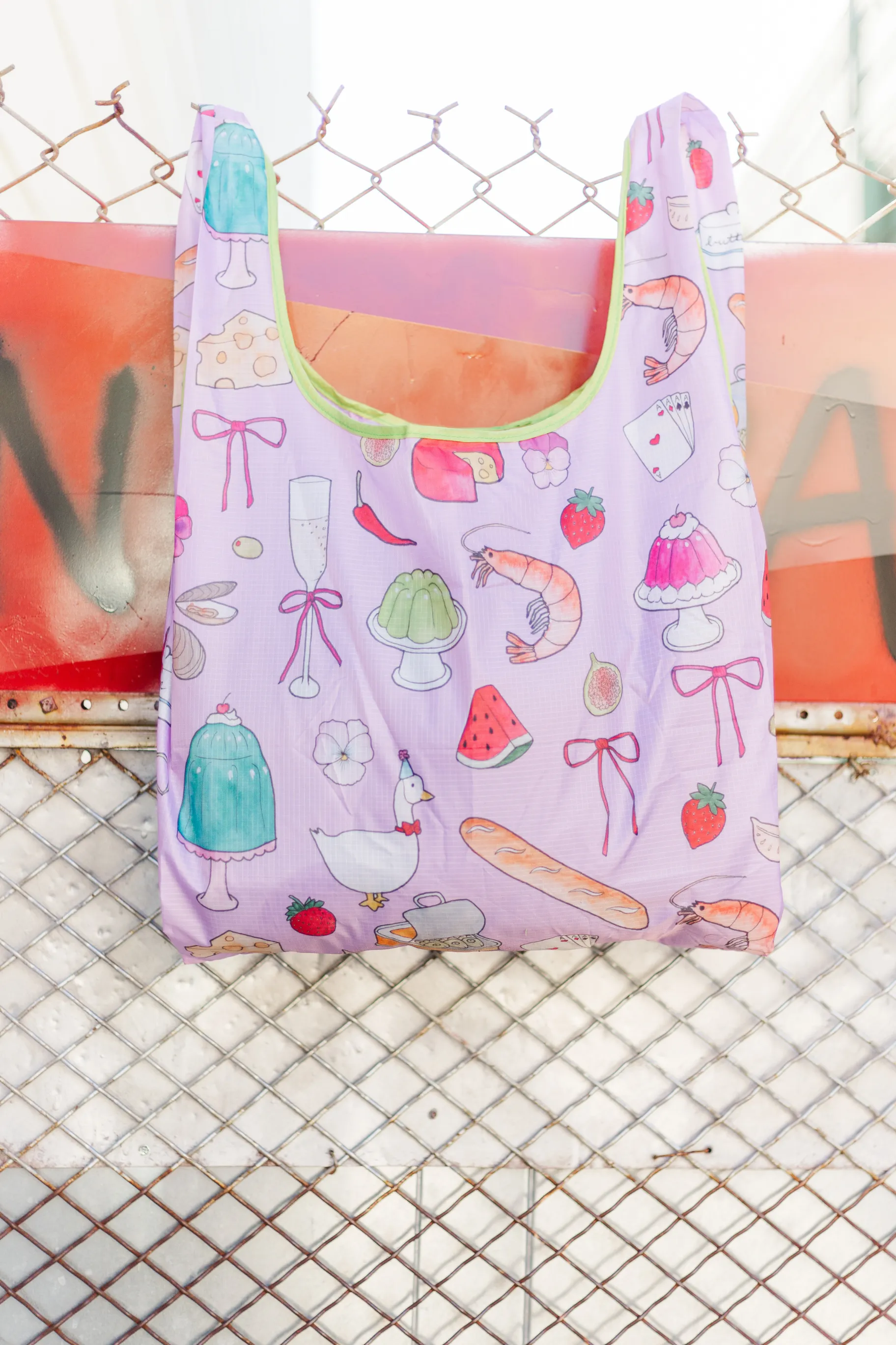 Nylon Tote - Dinner Party sold by Nettle Studios