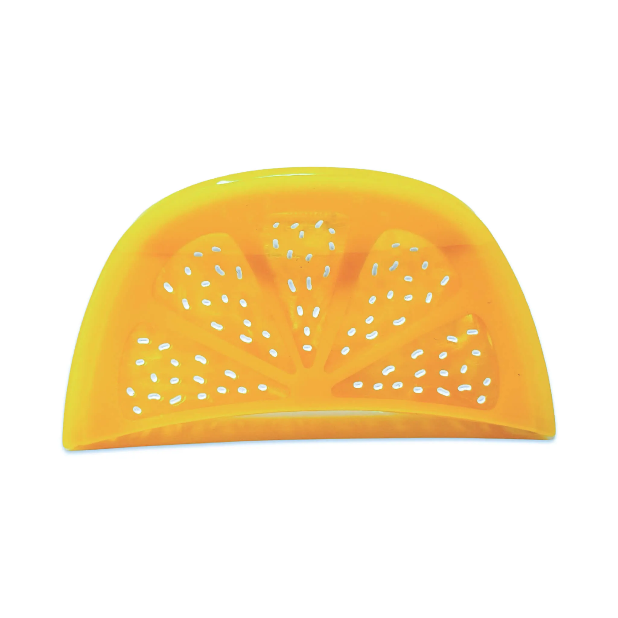 Large Lemon Slice Hair Claw Clip sold by Nettle Studios product image thumbnail 3
