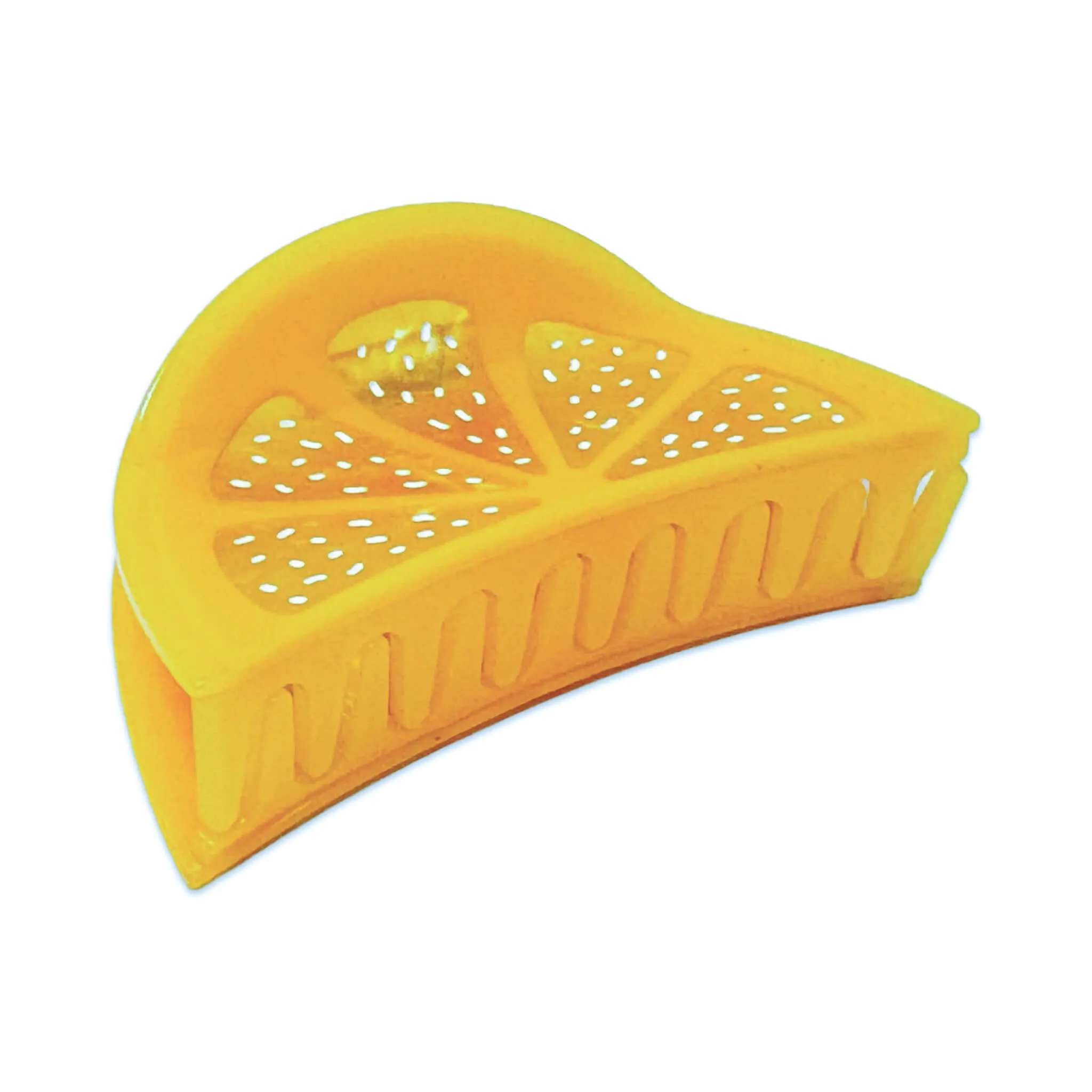 Large Lemon Slice Hair Claw Clip sold by Nettle Studios product image thumbnail 5
