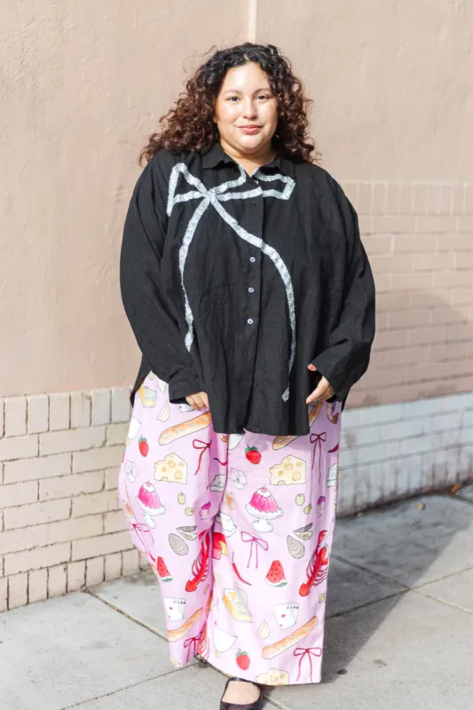 Bow Long Sleeve Top OS++ (RTS) sold by Nettle Studios