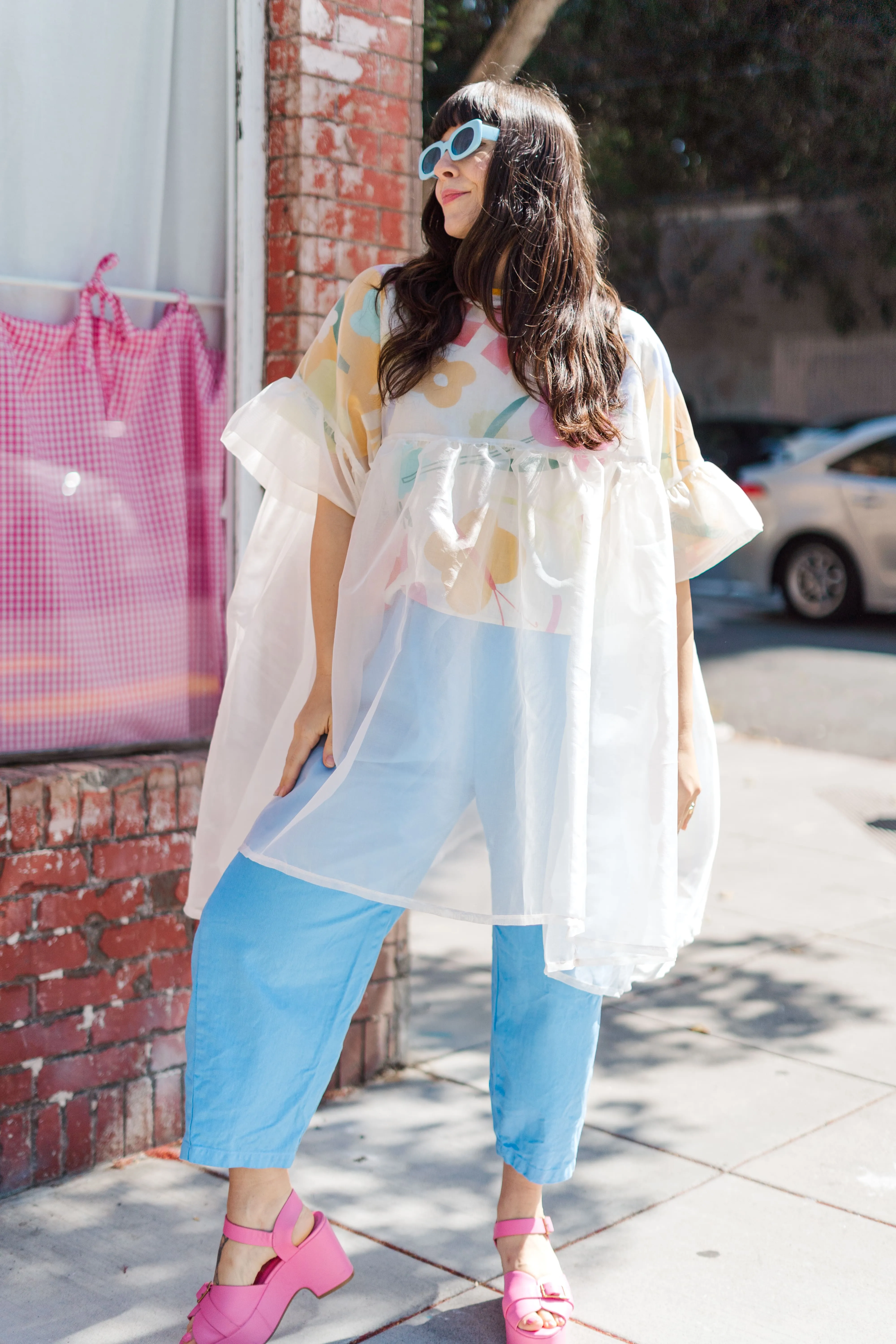 Barrel Pant in Neptune Twill sold by Nettle Studios product image thumbnail 2