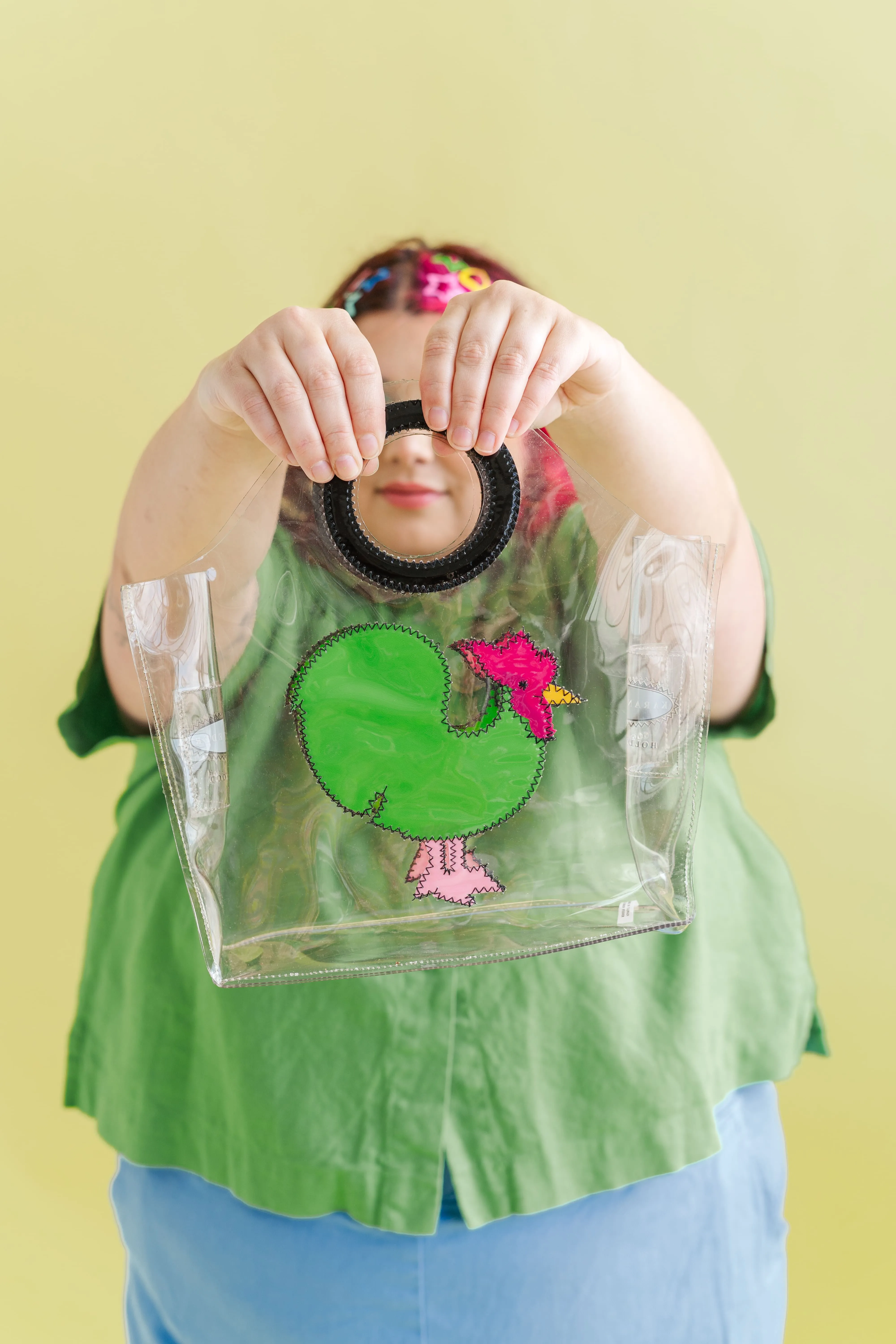 Rooster Vinyl Bag sold by Nettle Studios product image thumbnail 2