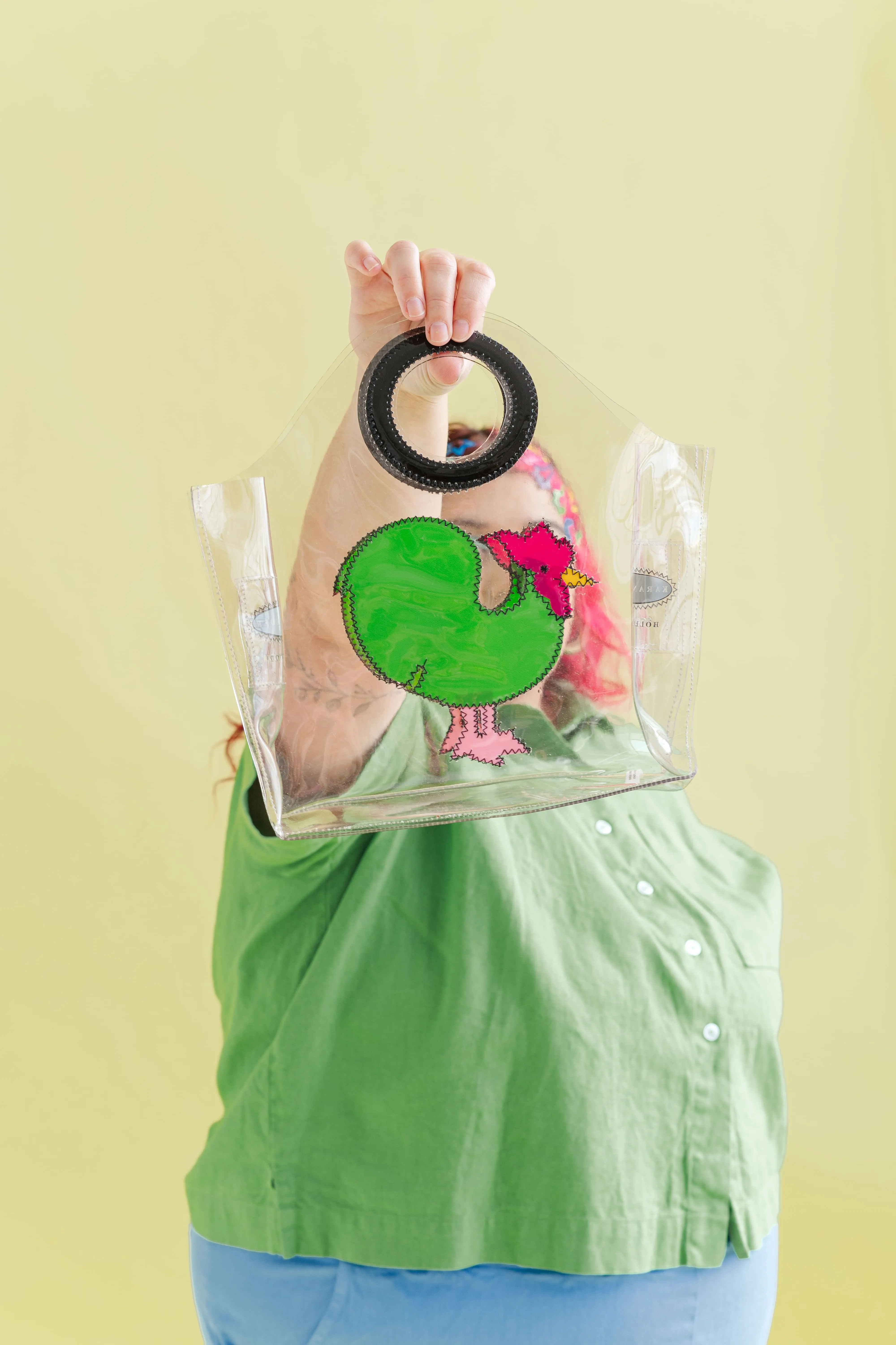 Rooster Vinyl Bag sold by Nettle Studios product image thumbnail 3