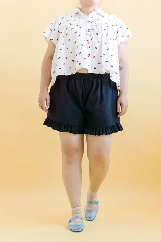 Black Linen Bloomers sold by Nettle Studios