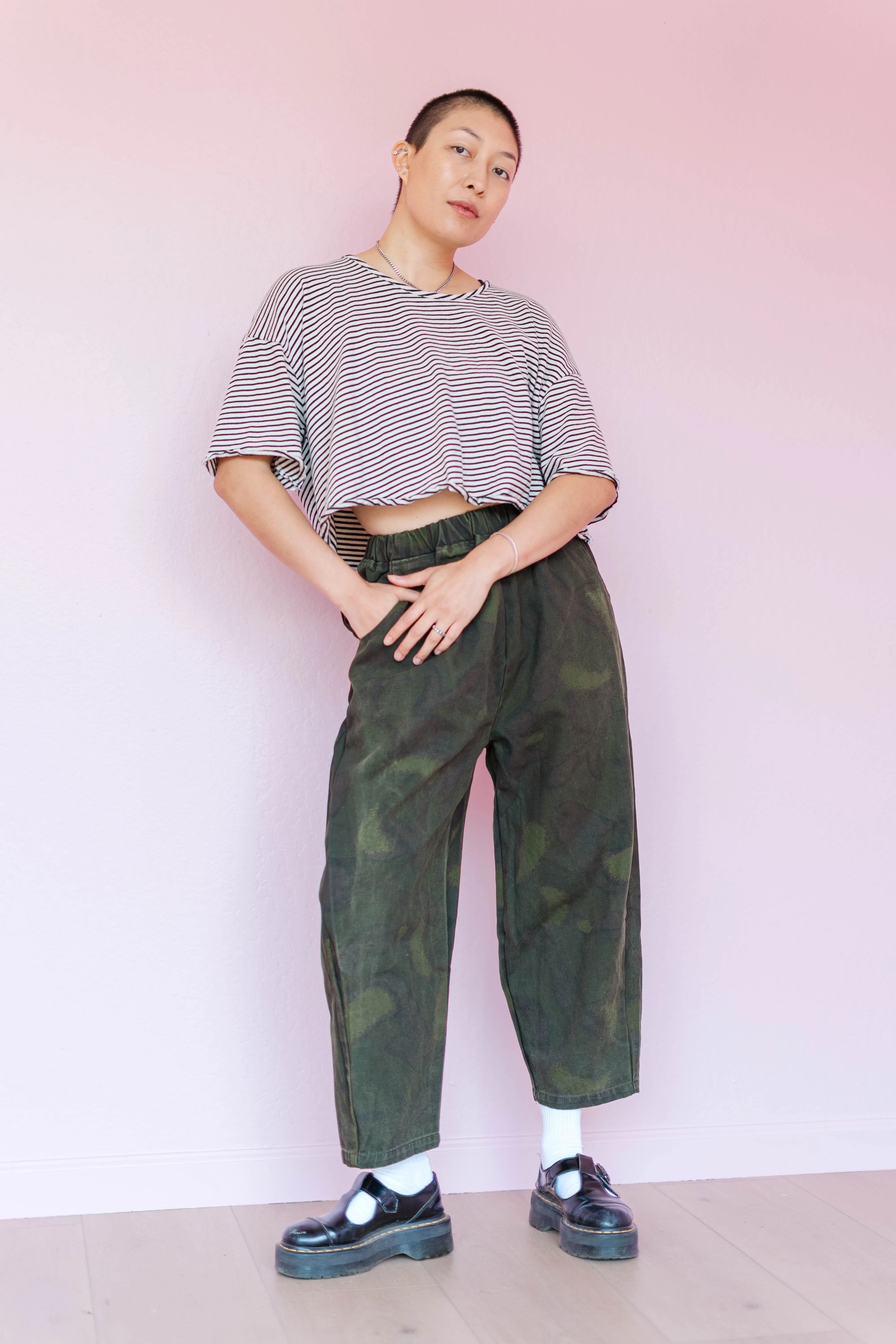 Barrel Pant in Overdyed Camo sold by Nettle Studios product image thumbnail 5