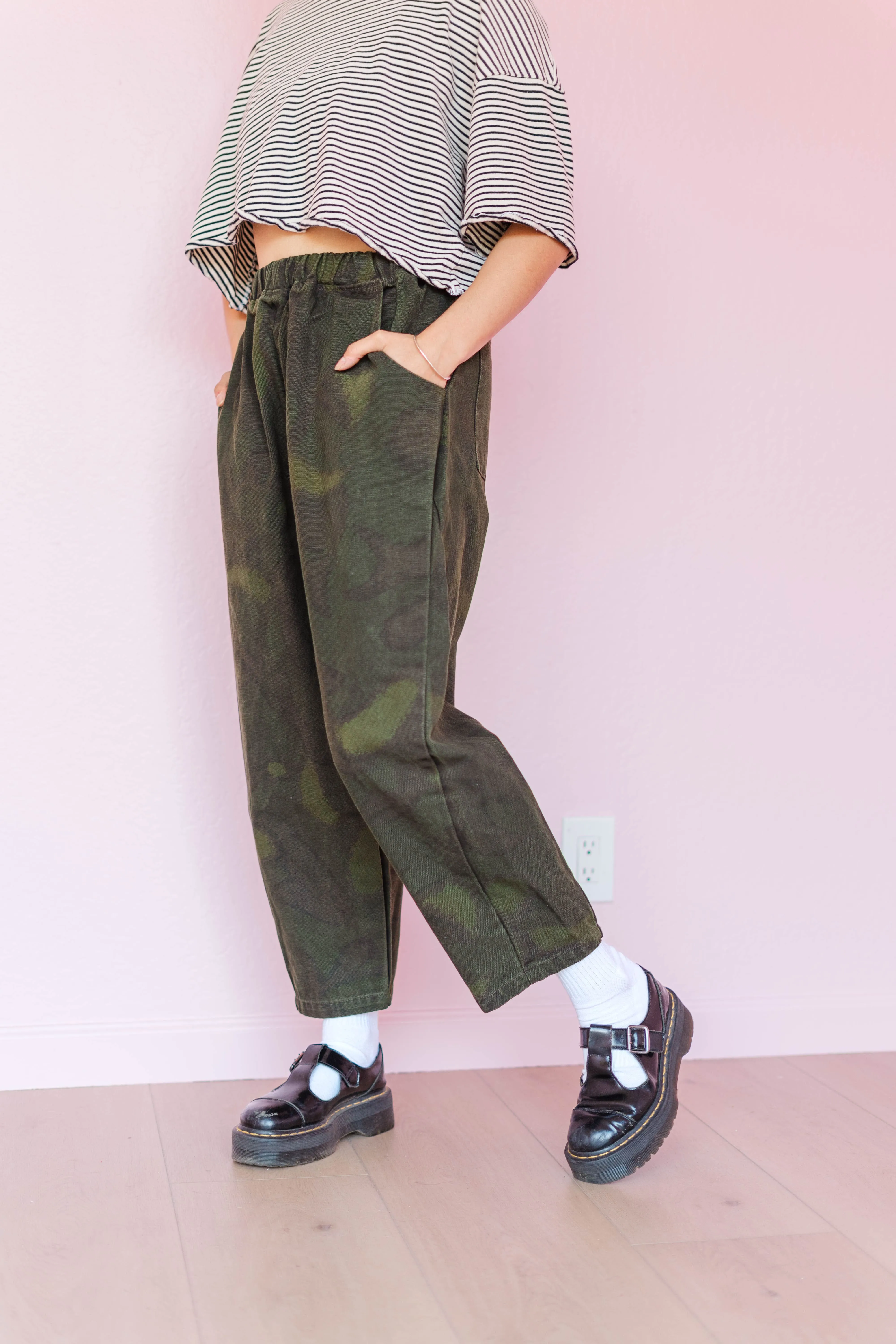 Barrel Pant in Overdyed Camo sold by Nettle Studios product image thumbnail 2