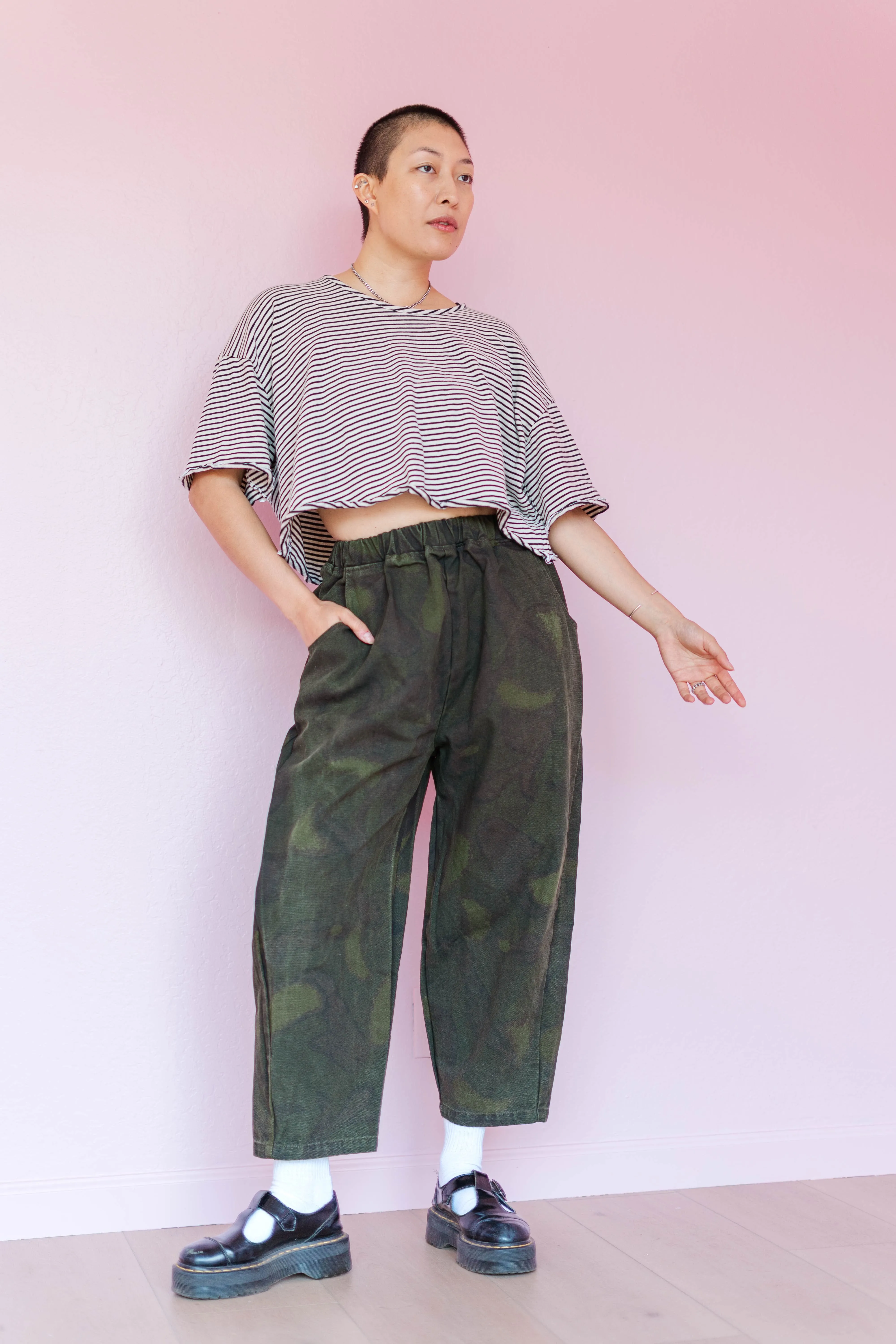 Barrel Pant in Overdyed Camo sold by Nettle Studios product image thumbnail 4