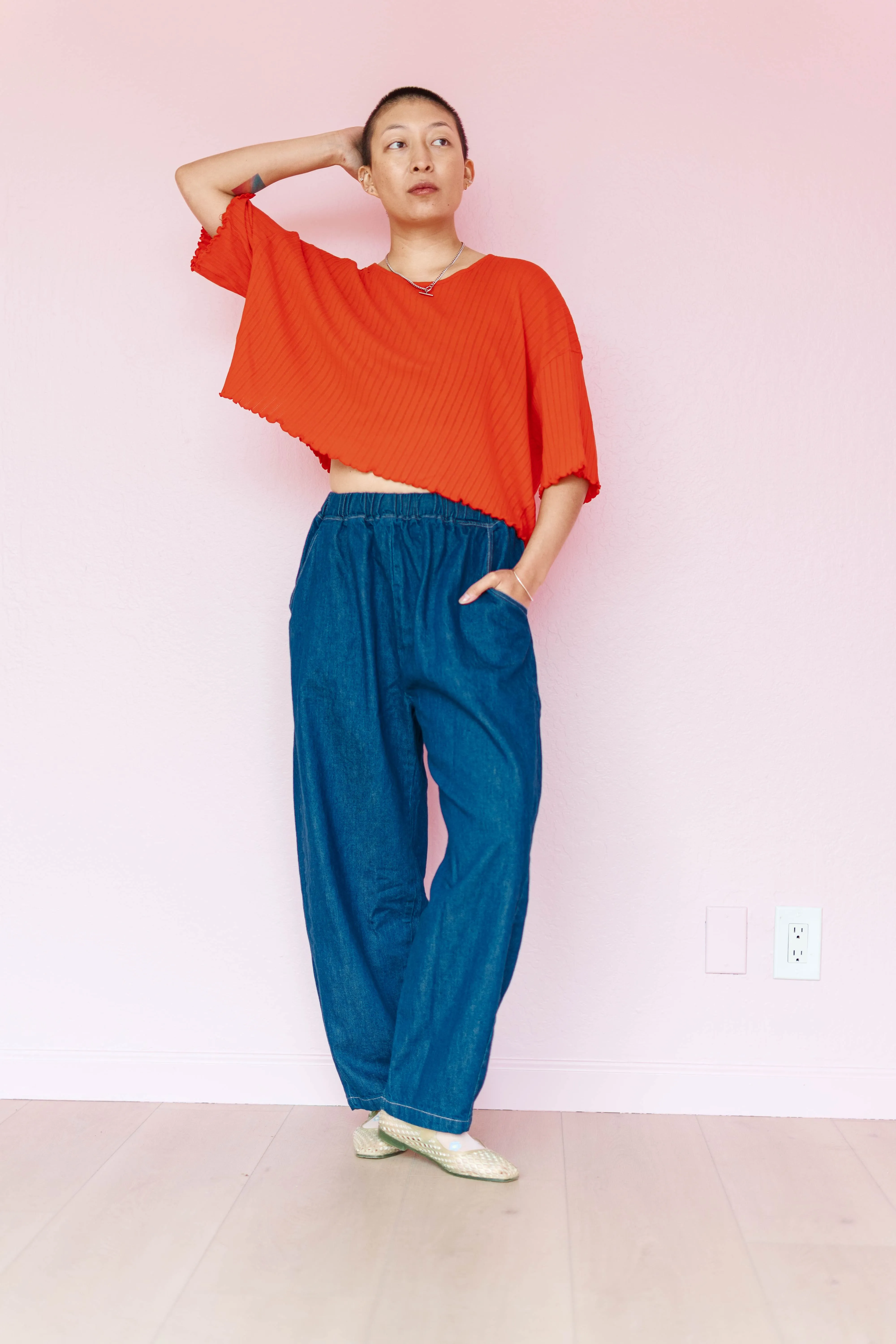 Tomato Knit Favorite Tee sold by Nettle Studios product image thumbnail 4