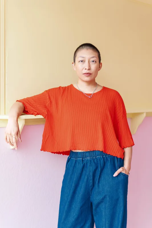 Tomato Knit Favorite Tee sold by Nettle Studios