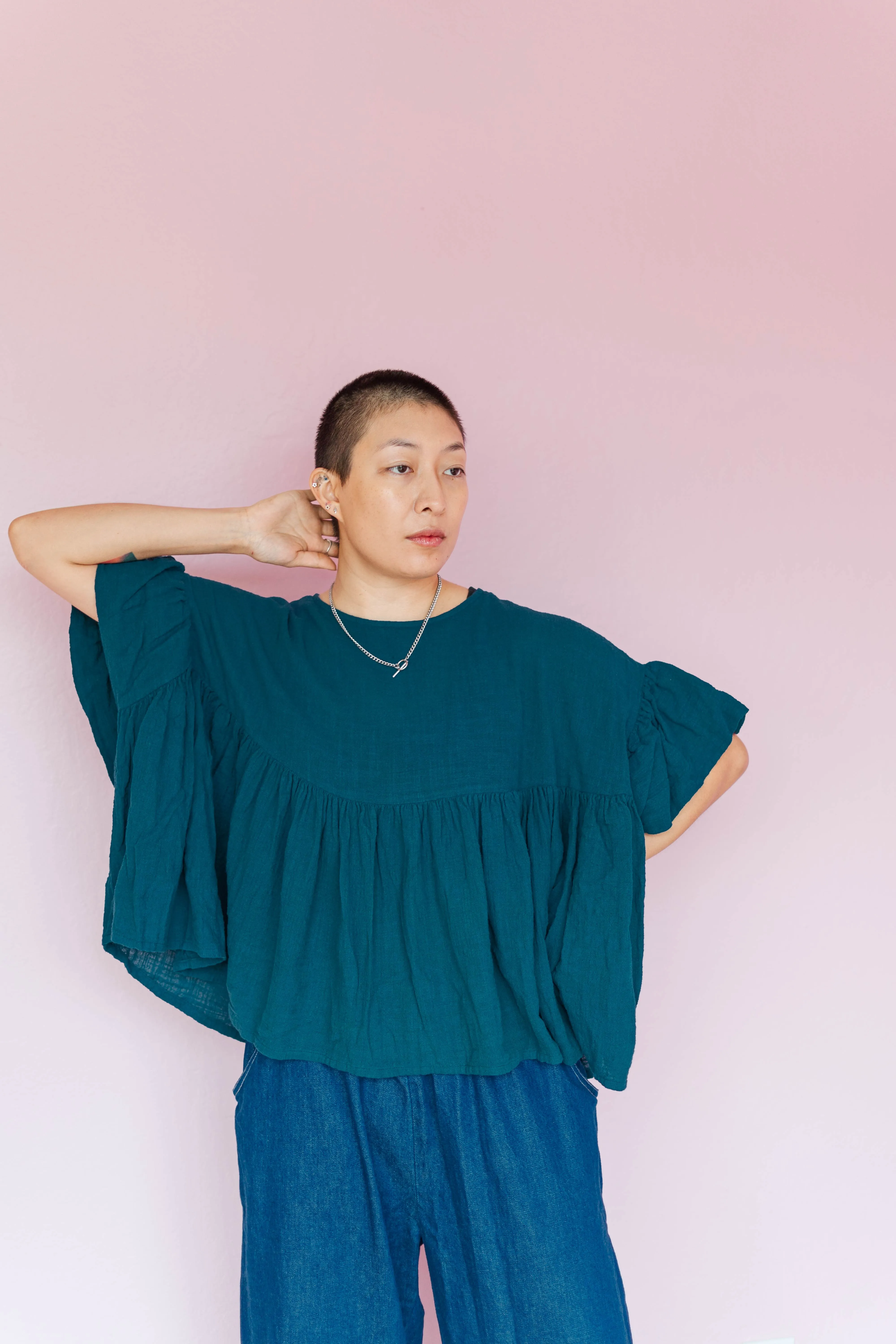 Mushroom Top in Mermaid Kiss sold by Nettle Studios product image thumbnail 3