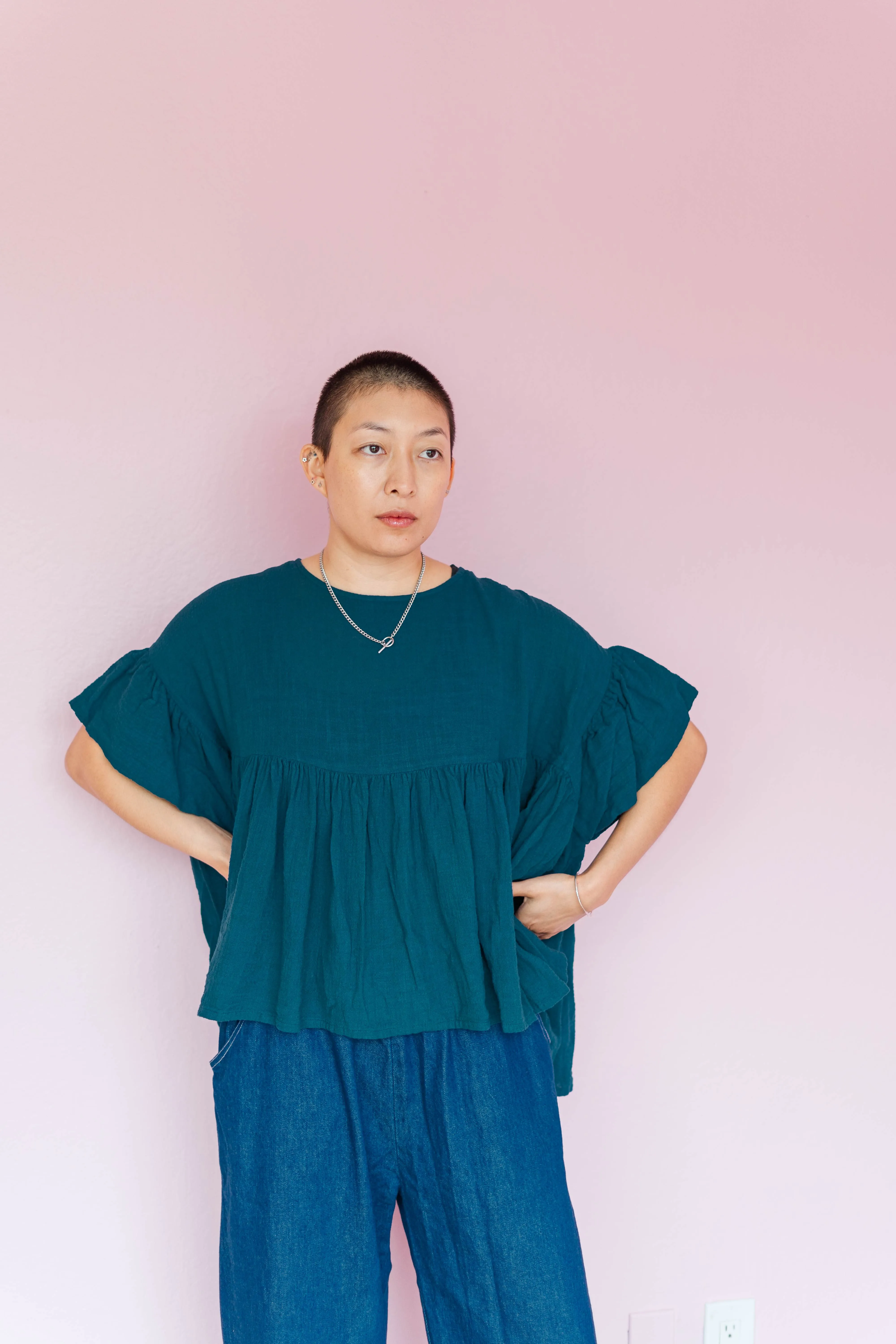 Mushroom Top in Mermaid Kiss sold by Nettle Studios product image thumbnail 4