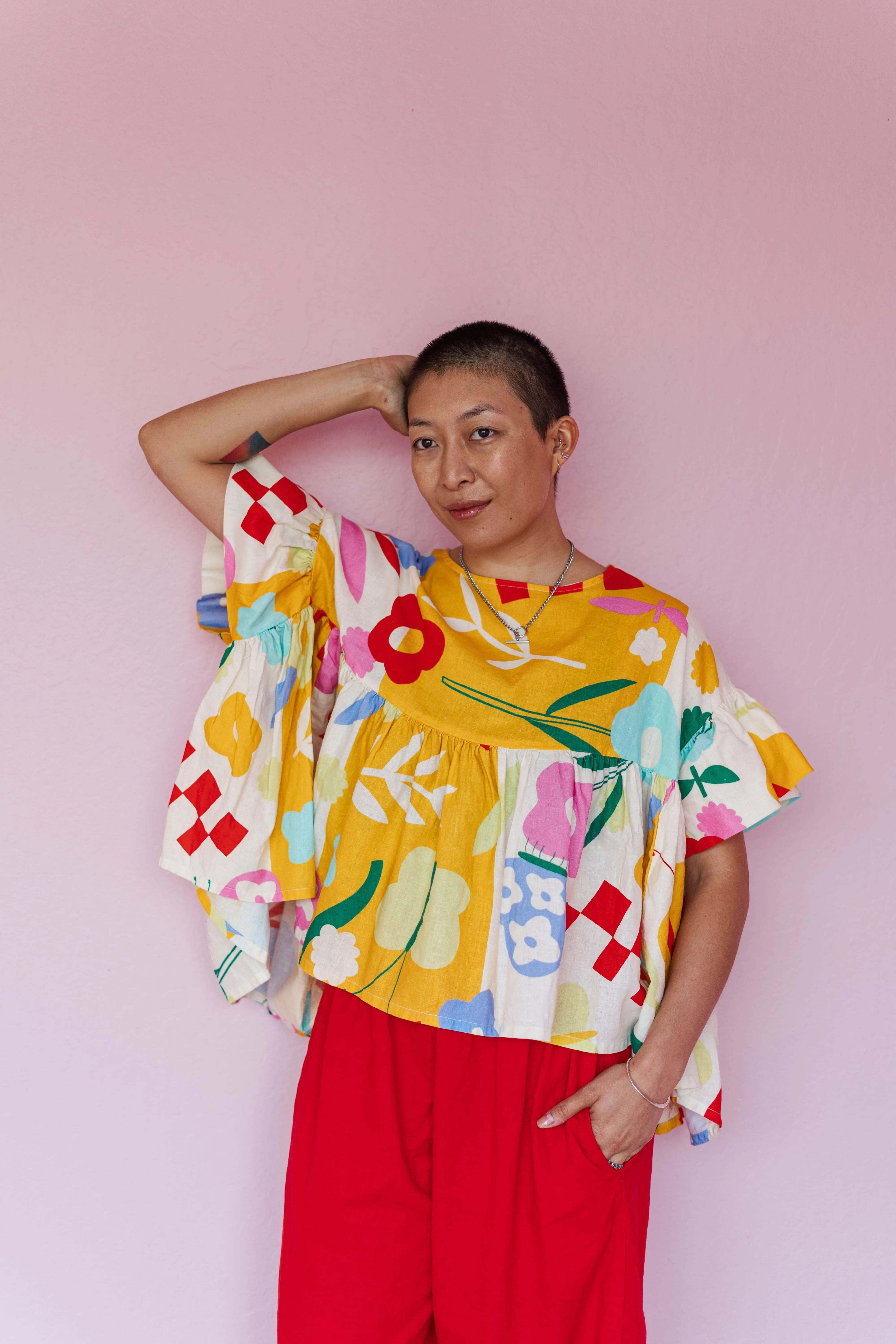 Mushroom Top in Picnic Prance sold by Nettle Studios product image thumbnail 4