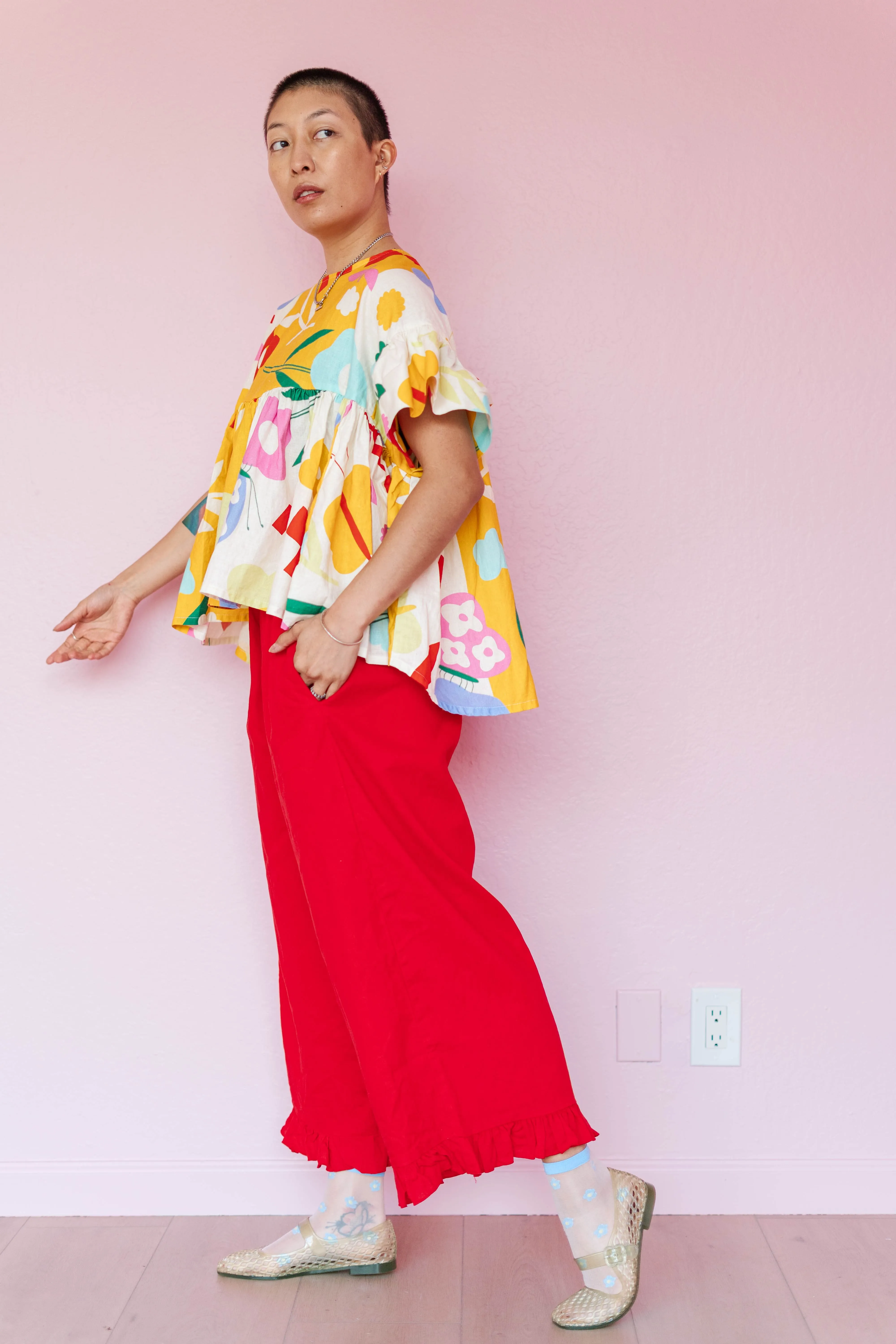 Mushroom Top in Picnic Prance sold by Nettle Studios product image thumbnail 3