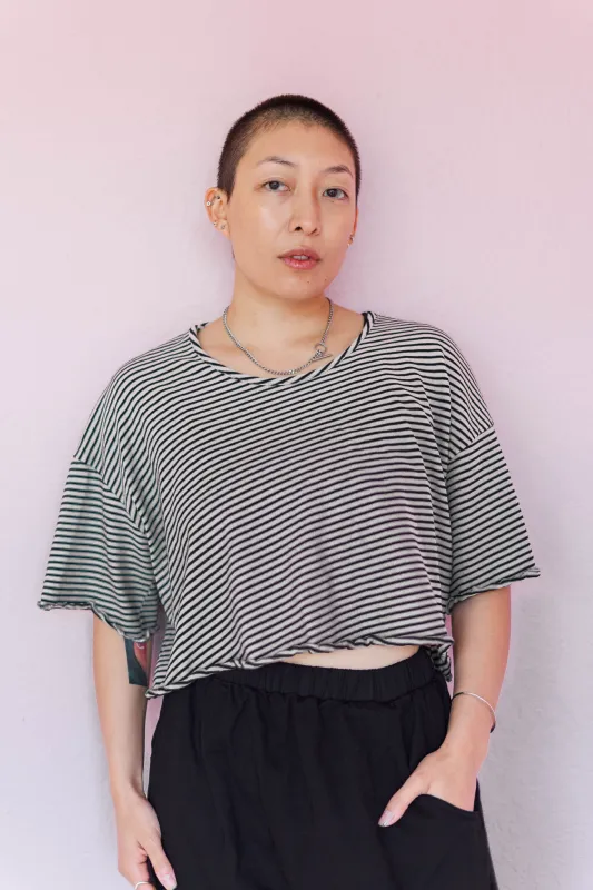 Stripe Jersey Favorite Tee sold by Nettle Studios