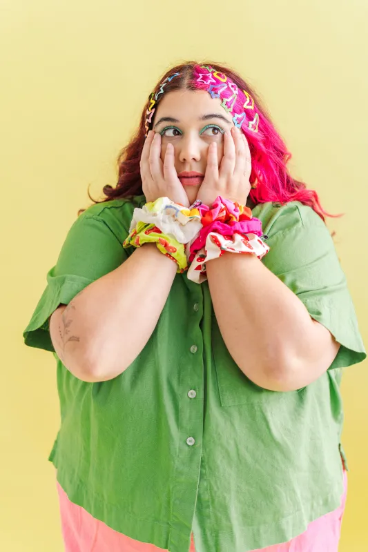 Scrunchie sold by Nettle Studios