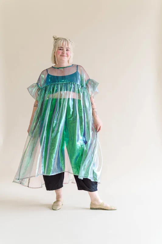Electric Lettuce Metallic Mushroom Dress sold by Nettle Studios