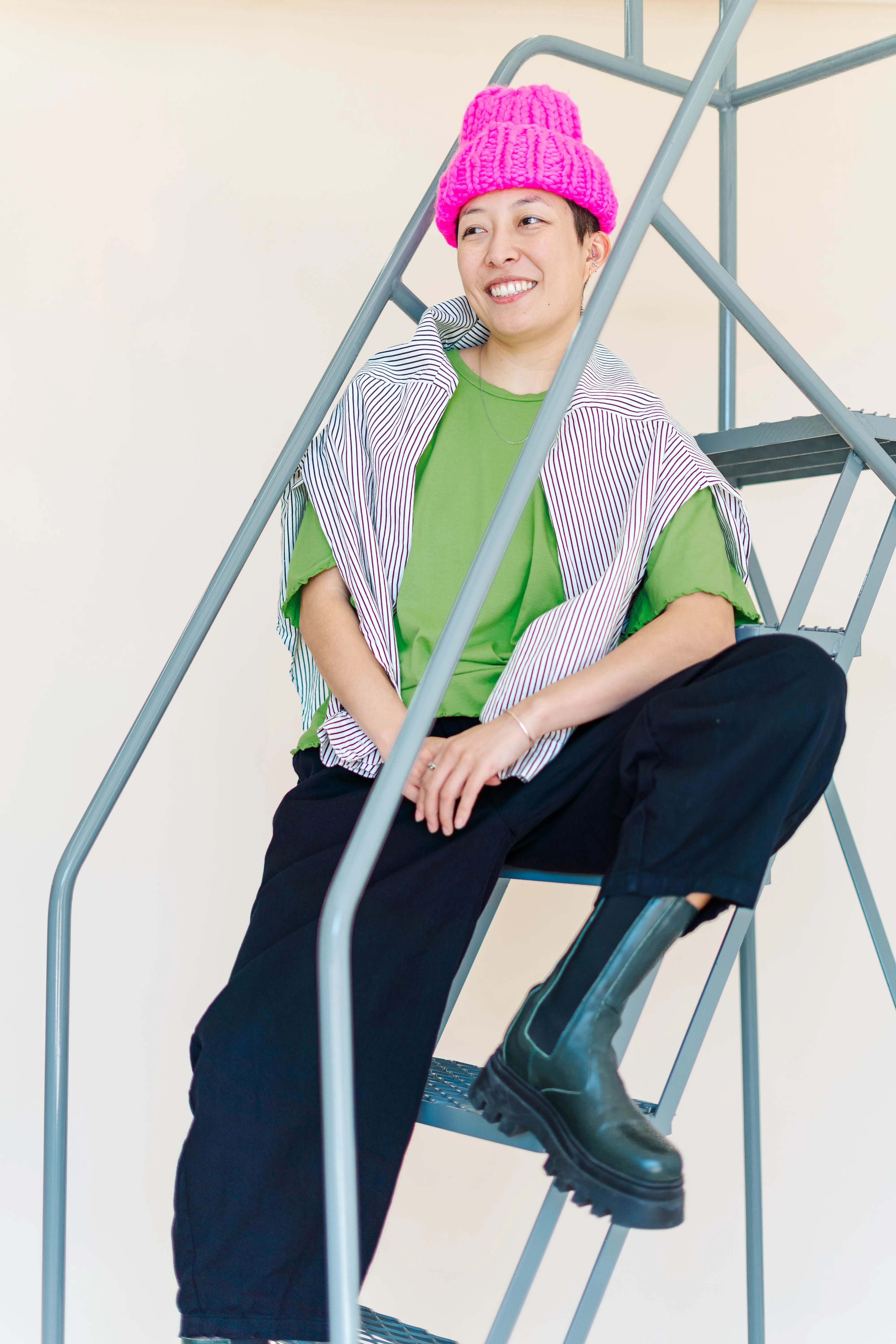 Acid Green Tall Tee sold by Nettle Studios product image thumbnail 3