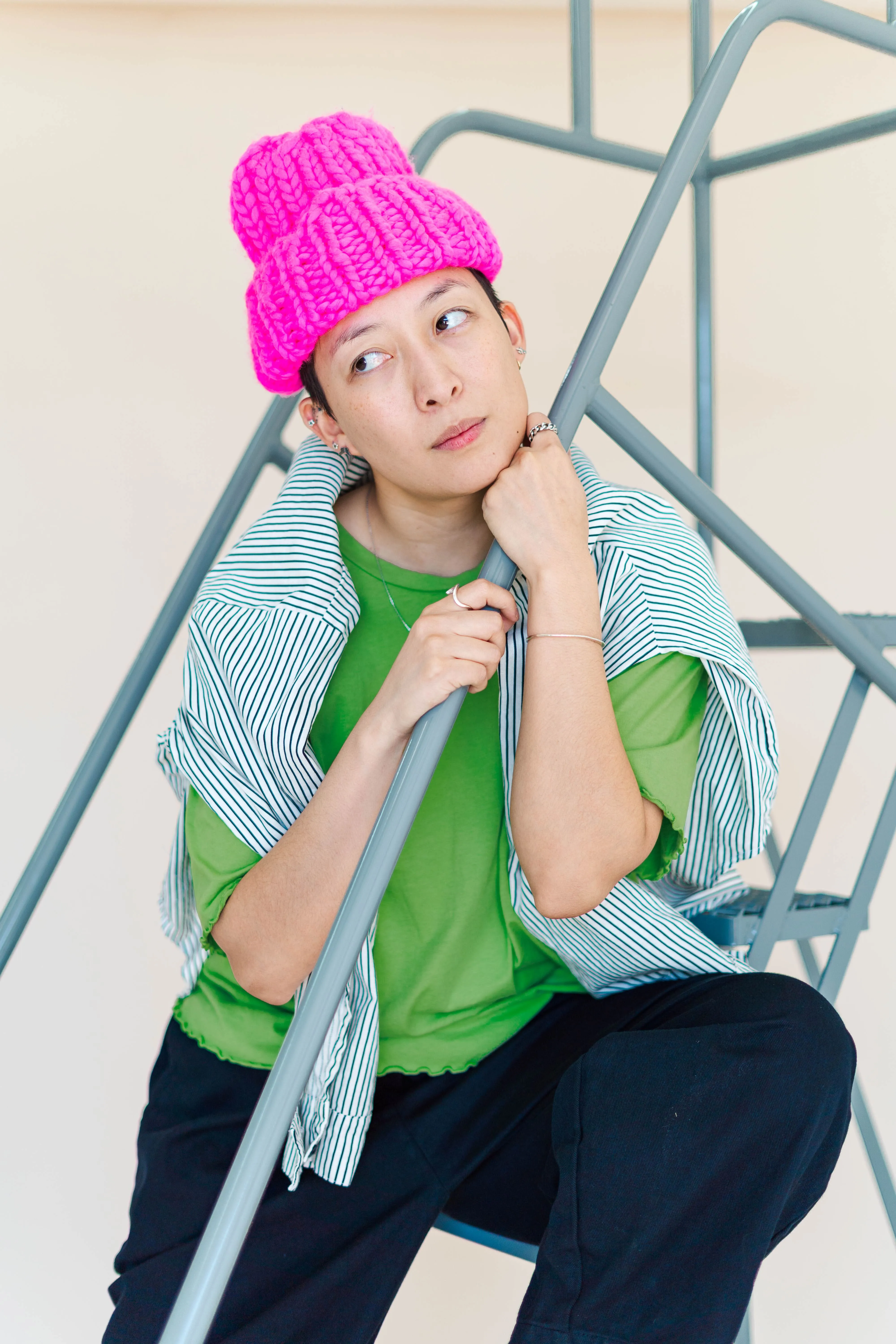 Acid Green Tall Tee sold by Nettle Studios product image thumbnail 2