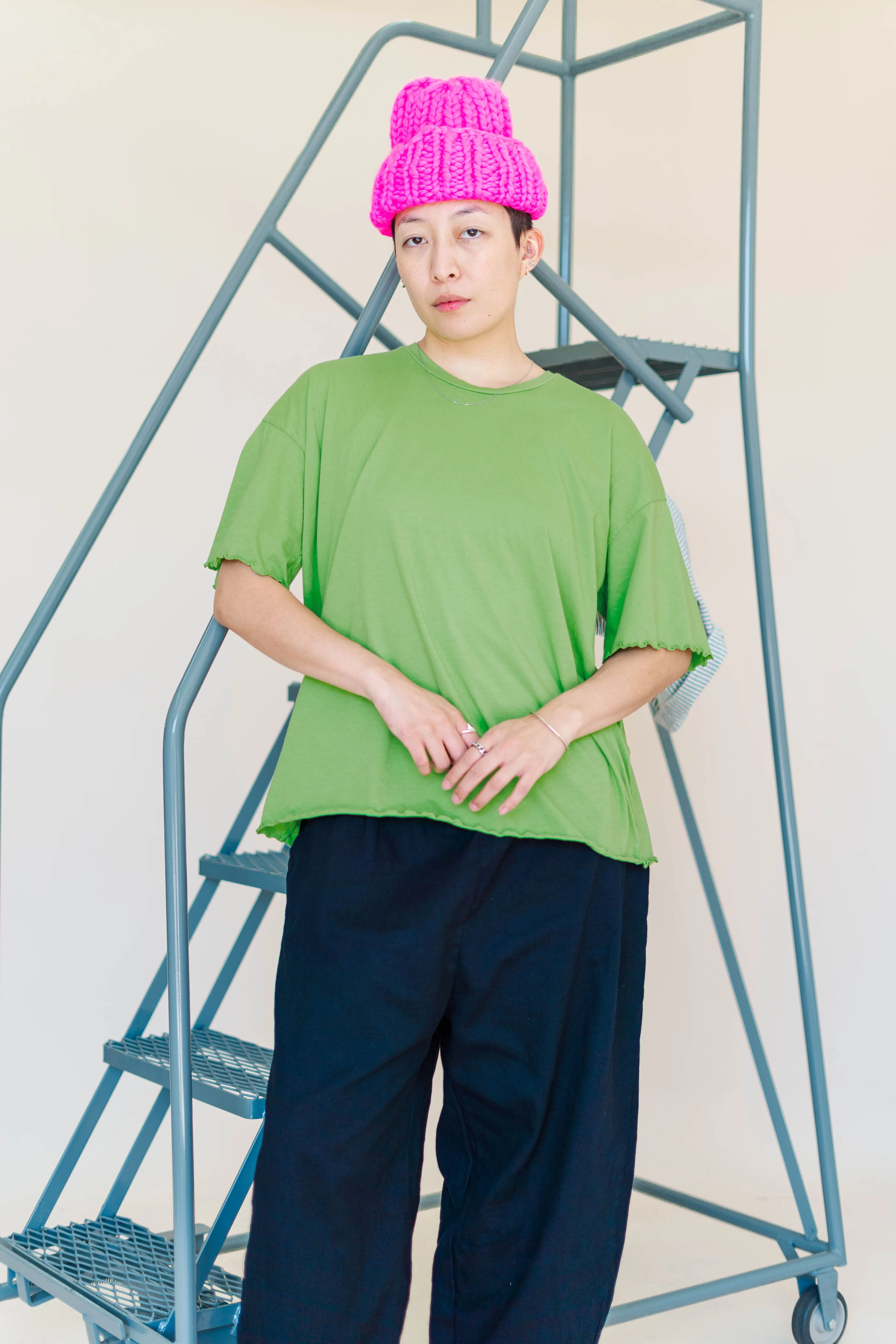 Acid Green Tall Tee sold by Nettle Studios product image thumbnail 4