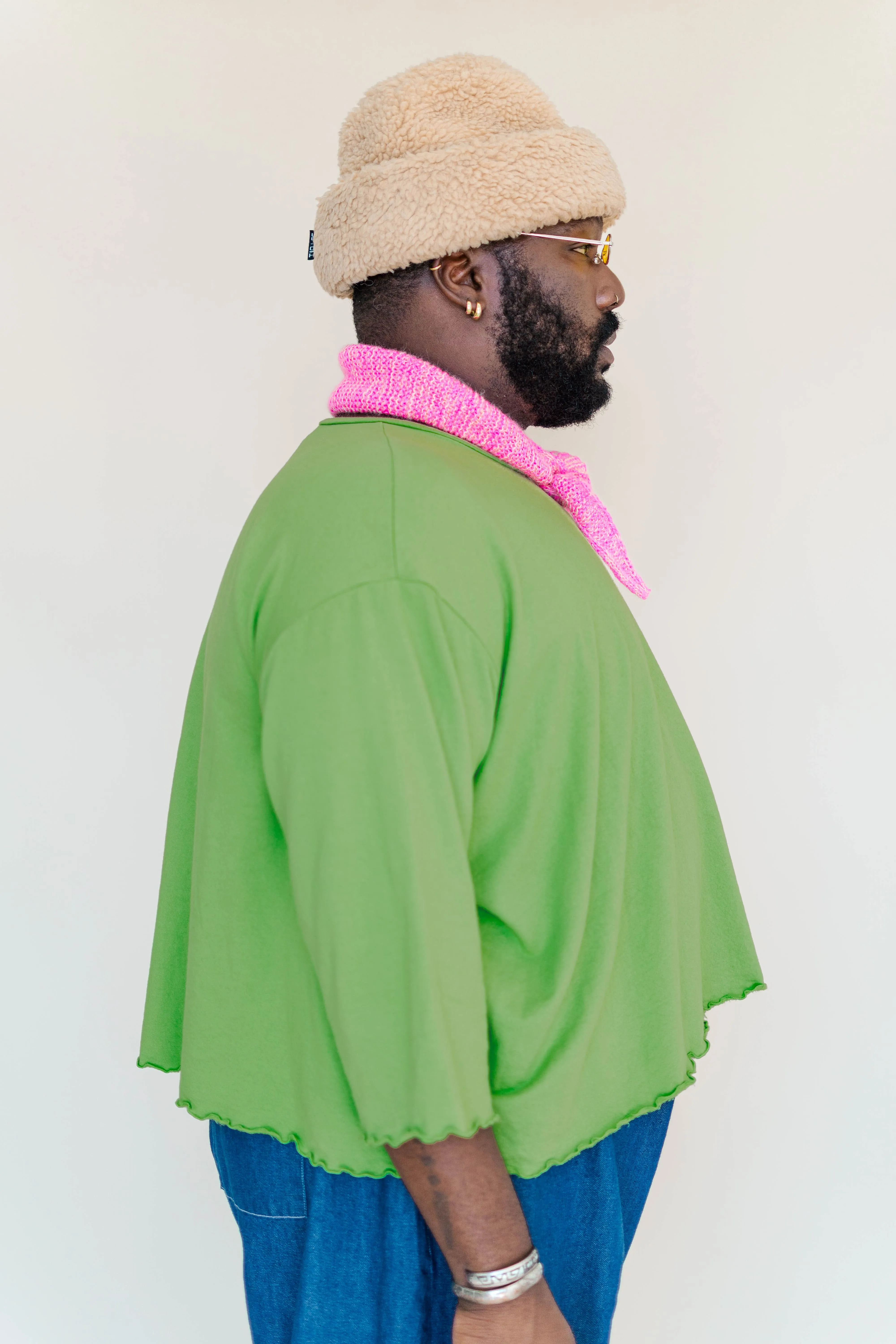 Acid Green Sweatshirt Tee sold by Nettle Studios product image thumbnail 2