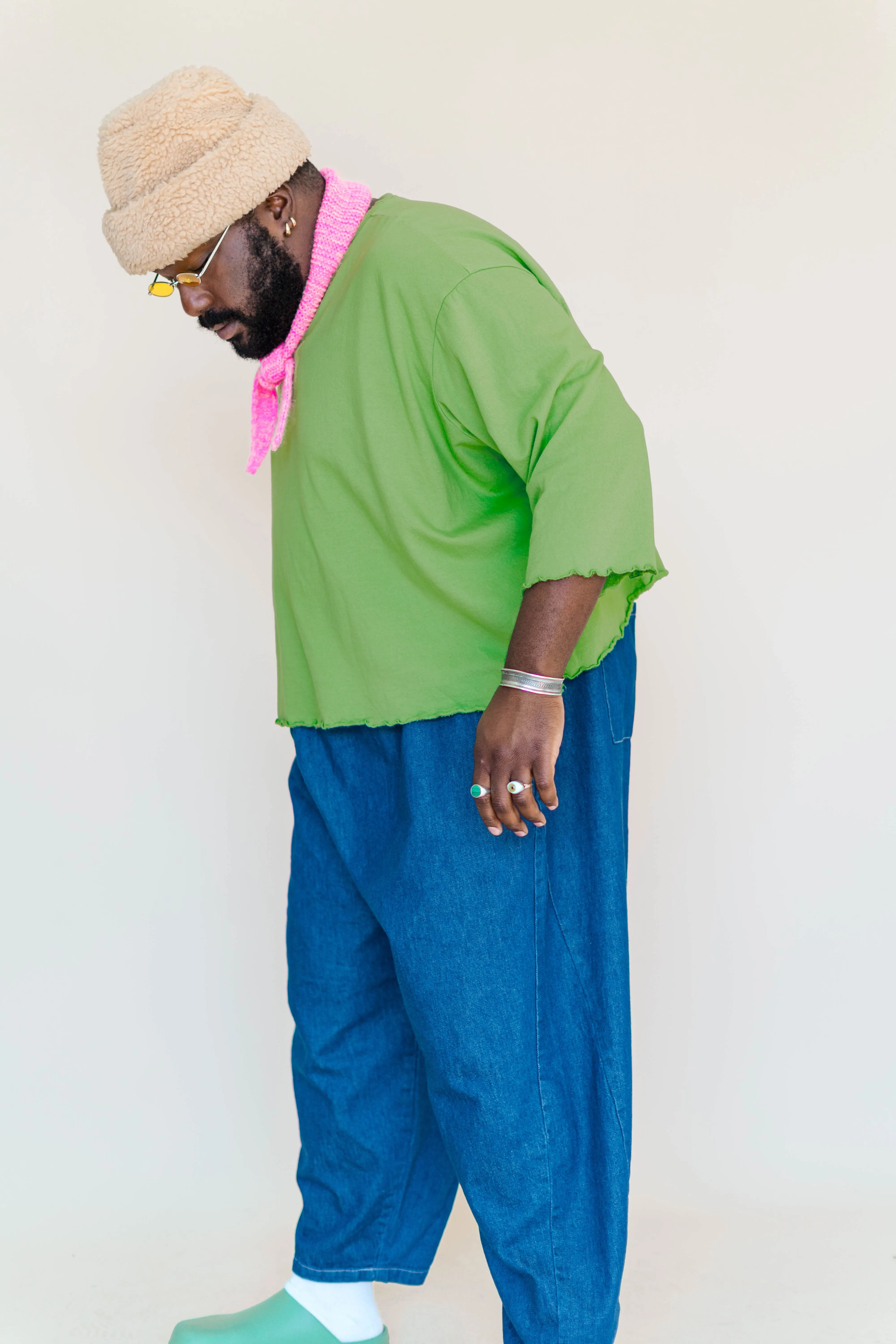 Acid Green Sweatshirt Tee sold by Nettle Studios product image thumbnail 4