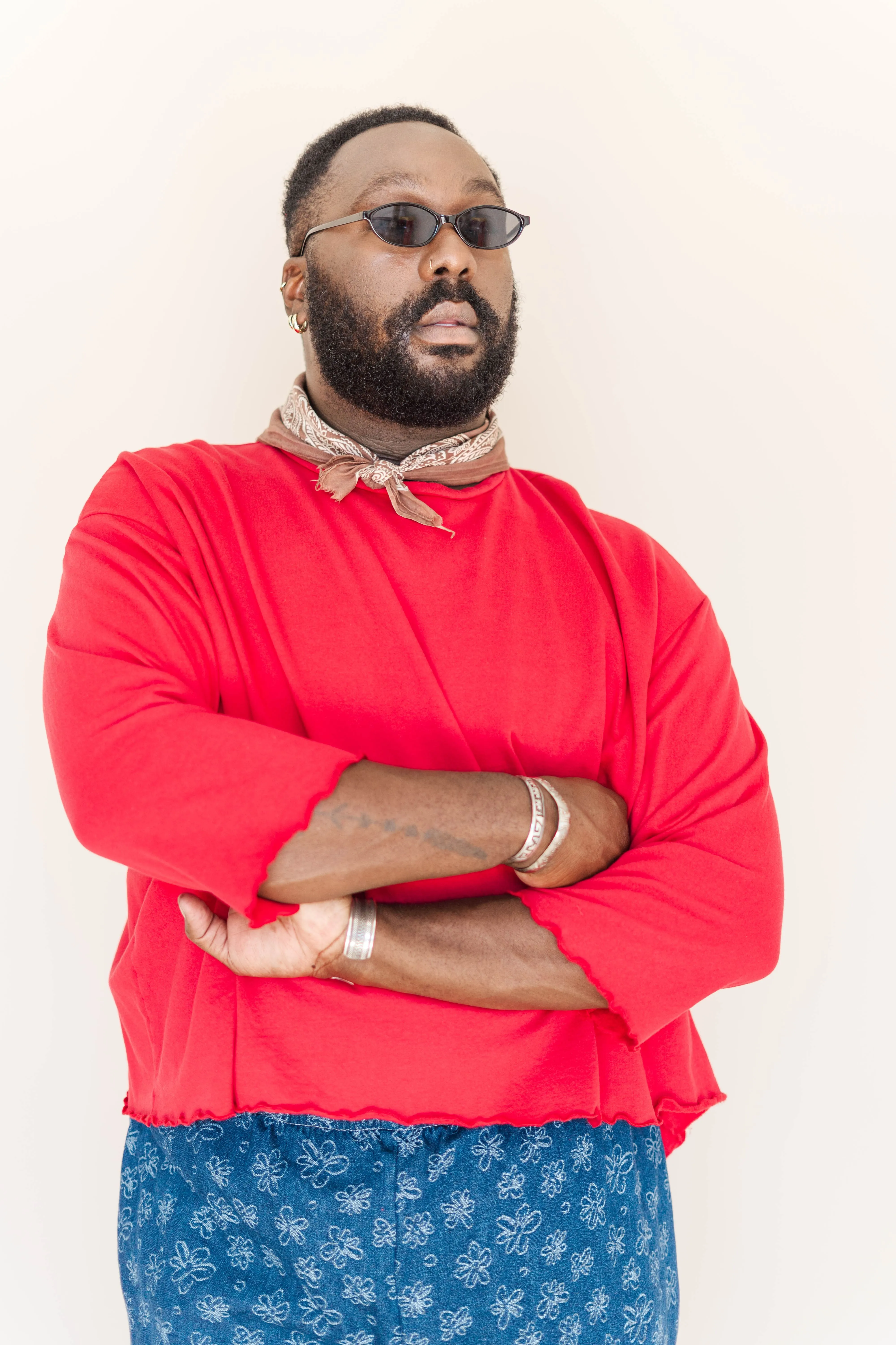 Red Apple Sweatshirt Tee sold by Nettle Studios product image thumbnail 2