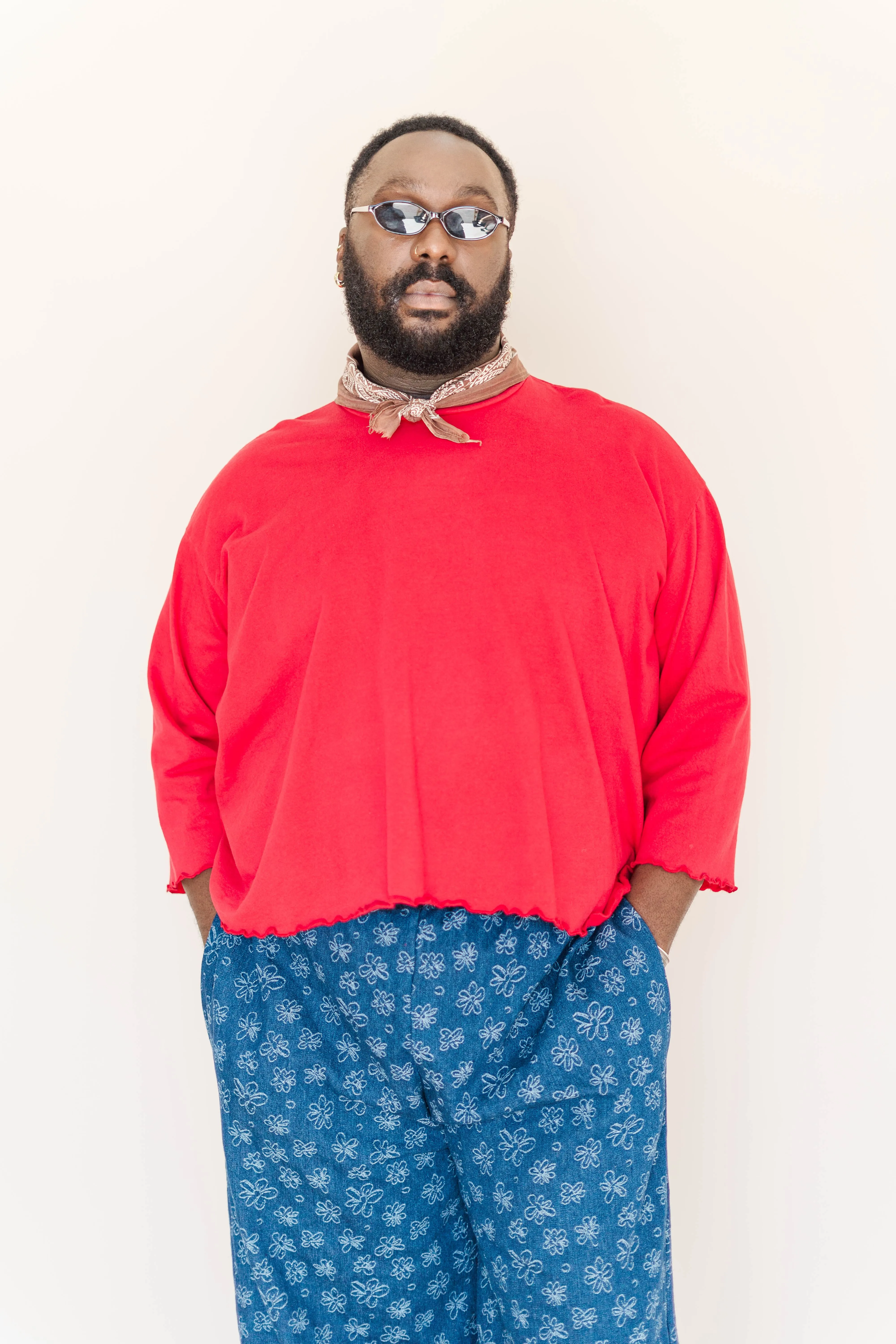 Red Apple Sweatshirt Tee sold by Nettle Studios product image thumbnail 3