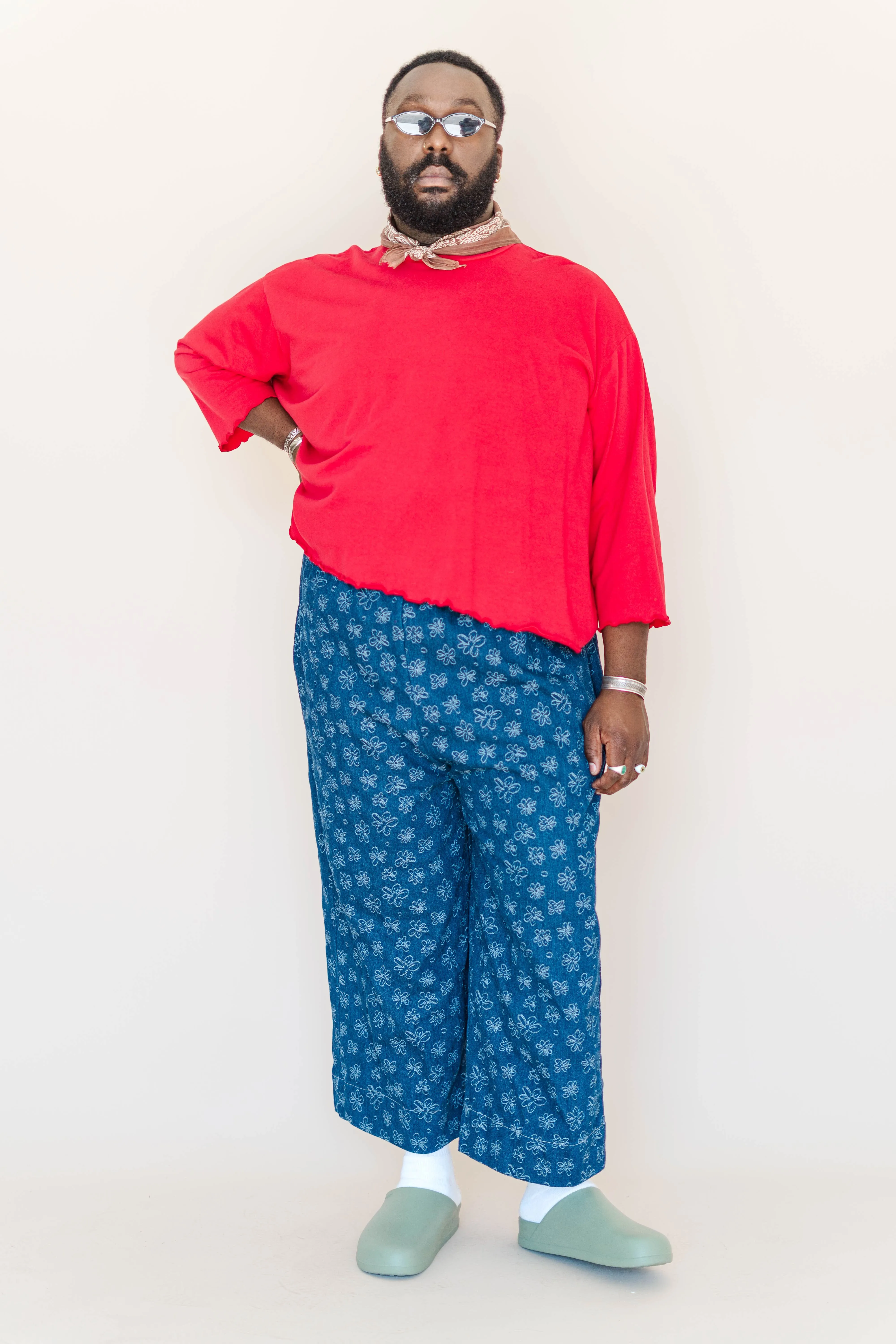 Red Apple Sweatshirt Tee sold by Nettle Studios product image thumbnail 4