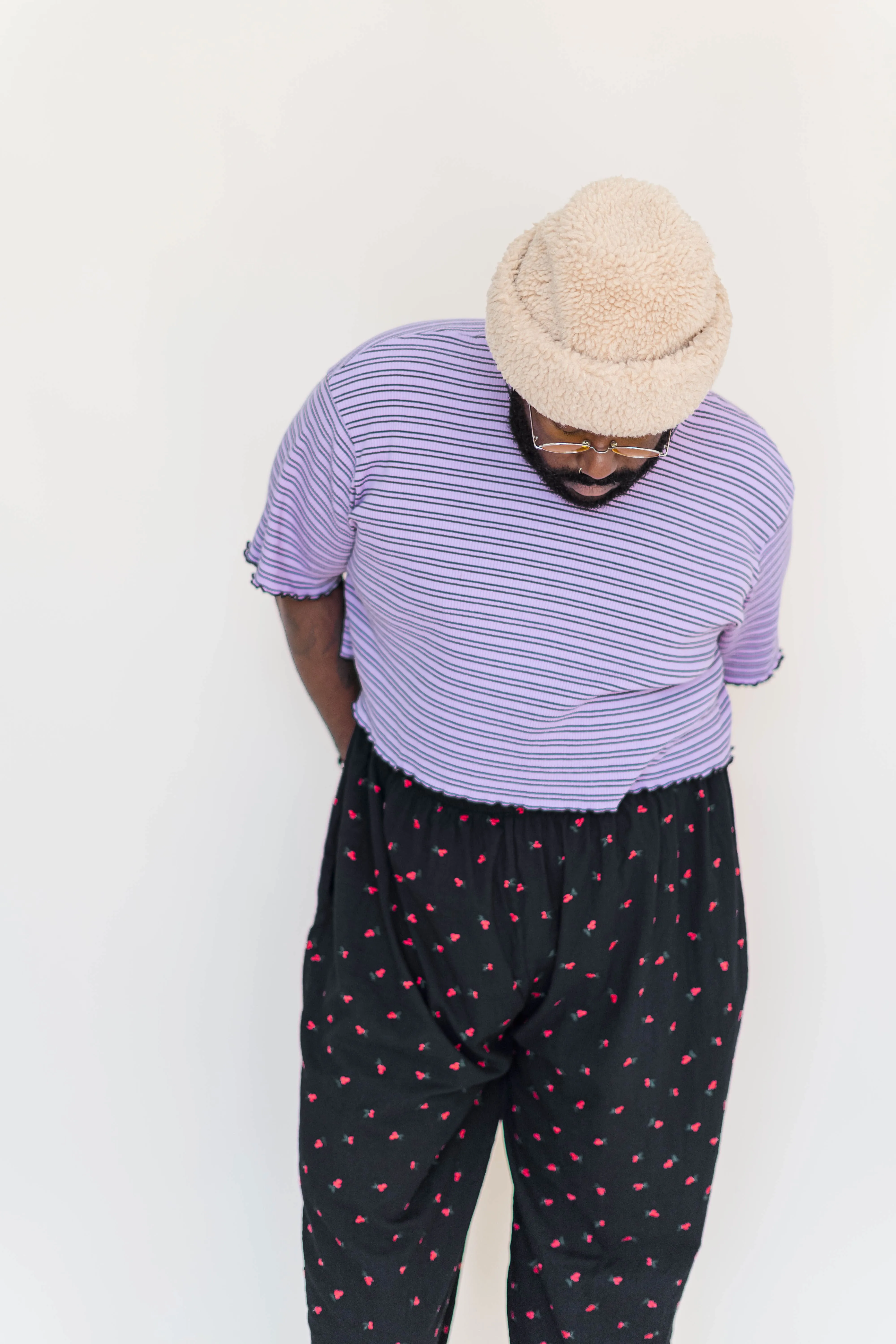 Lilac Stripe Favorite Tee sold by Nettle Studios product image thumbnail 3