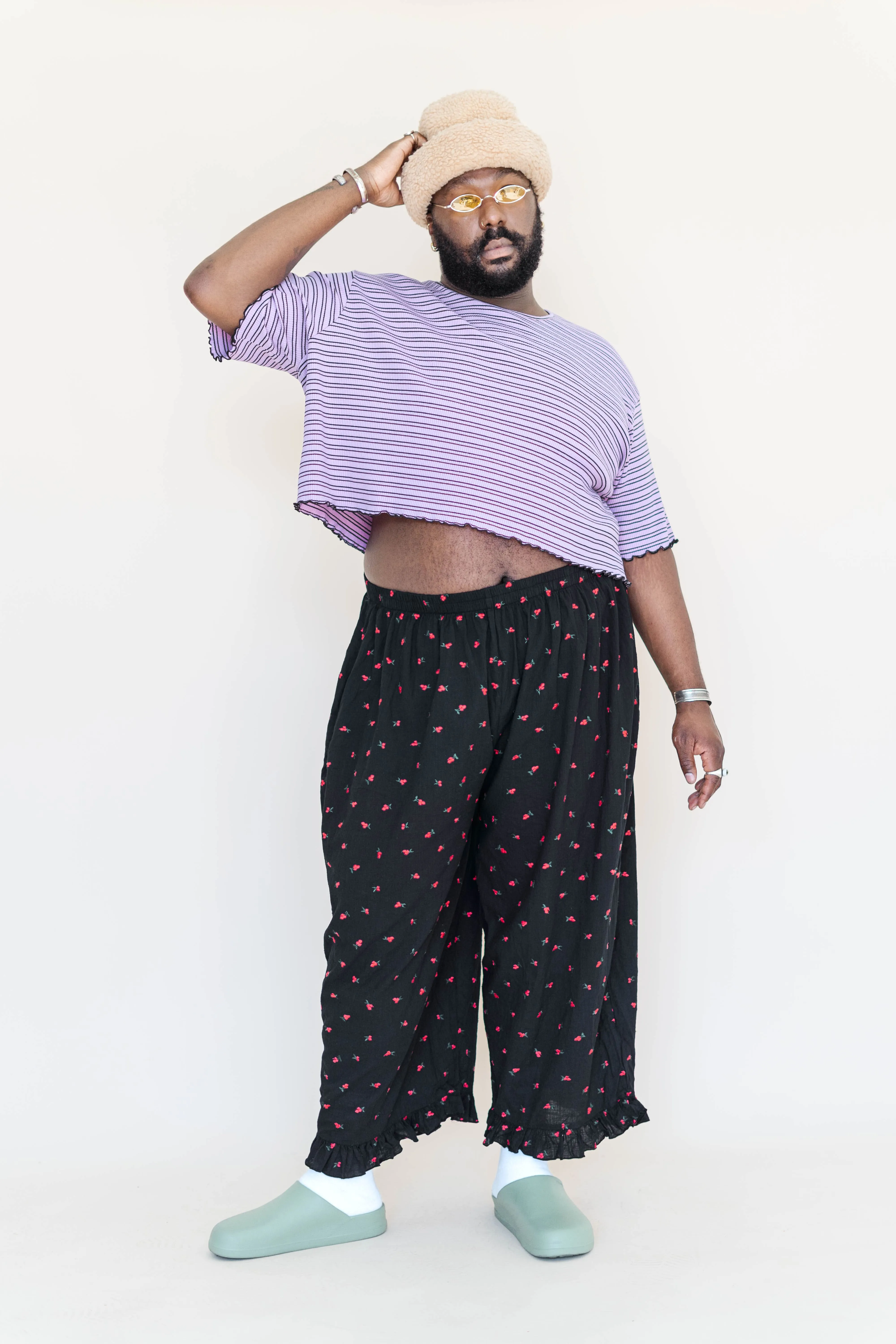 Lilac Stripe Favorite Tee sold by Nettle Studios product image thumbnail 2