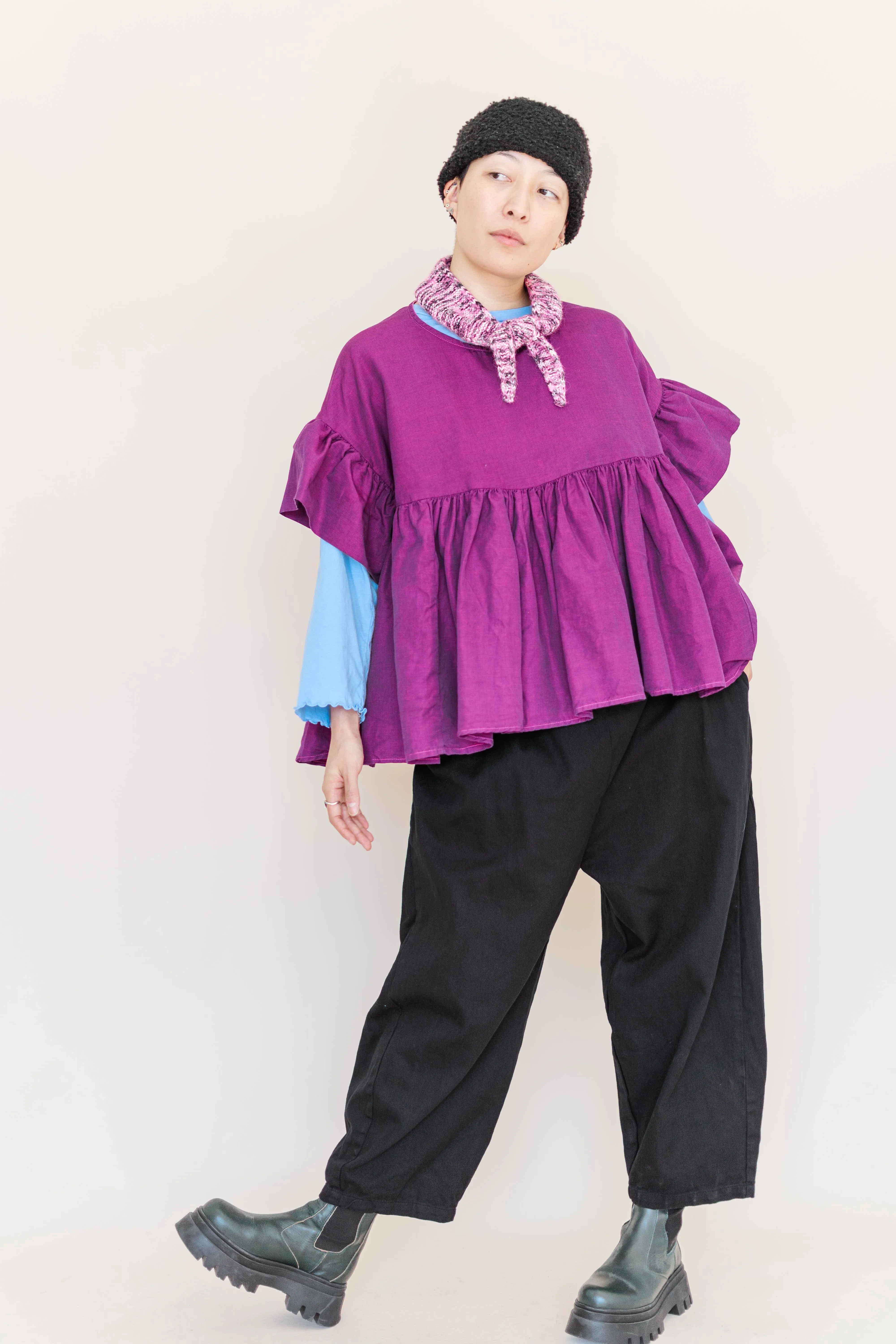 Boysenberry Mushroom Top sold by Nettle Studios product image thumbnail 5