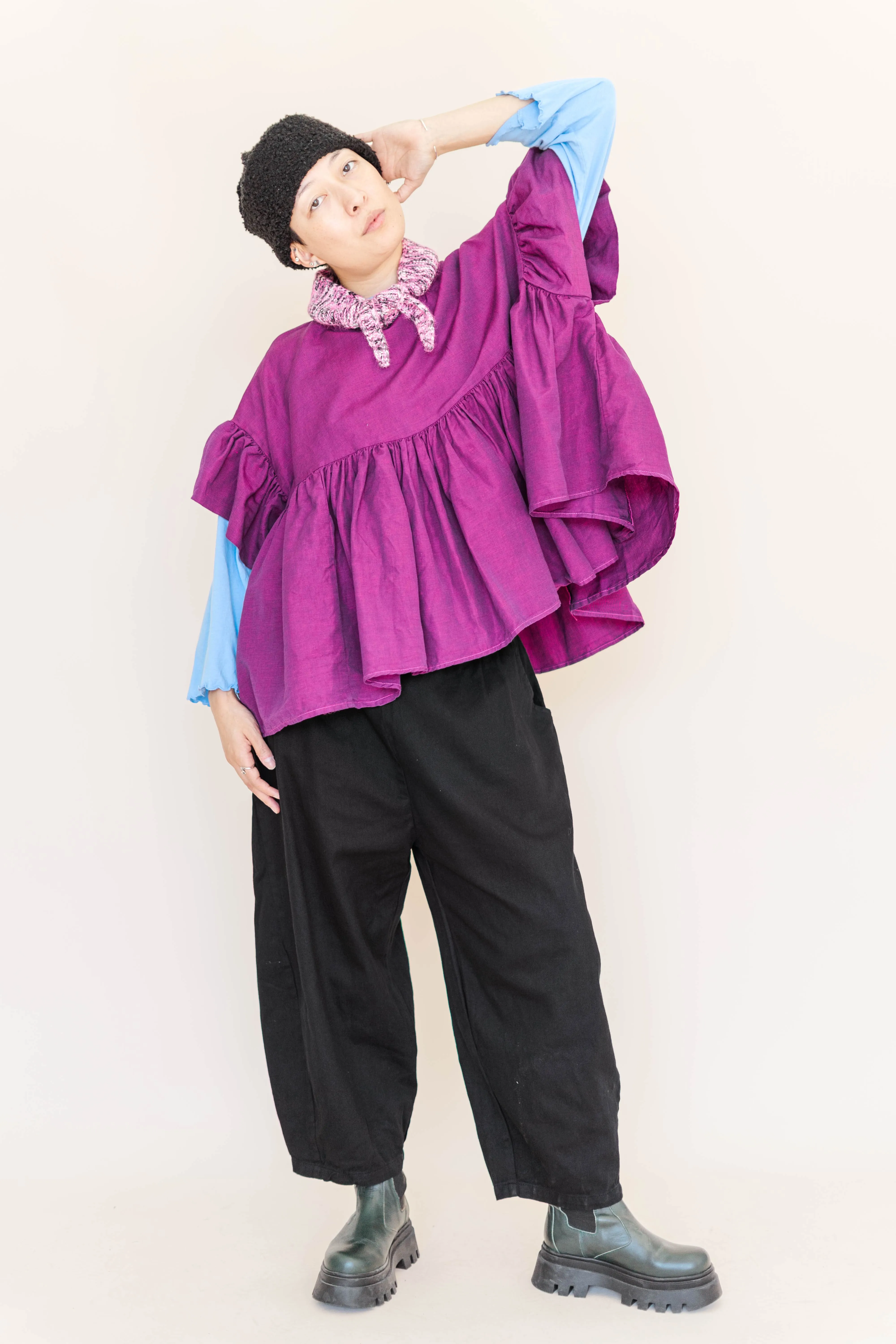 Boysenberry Mushroom Top sold by Nettle Studios product image thumbnail 4