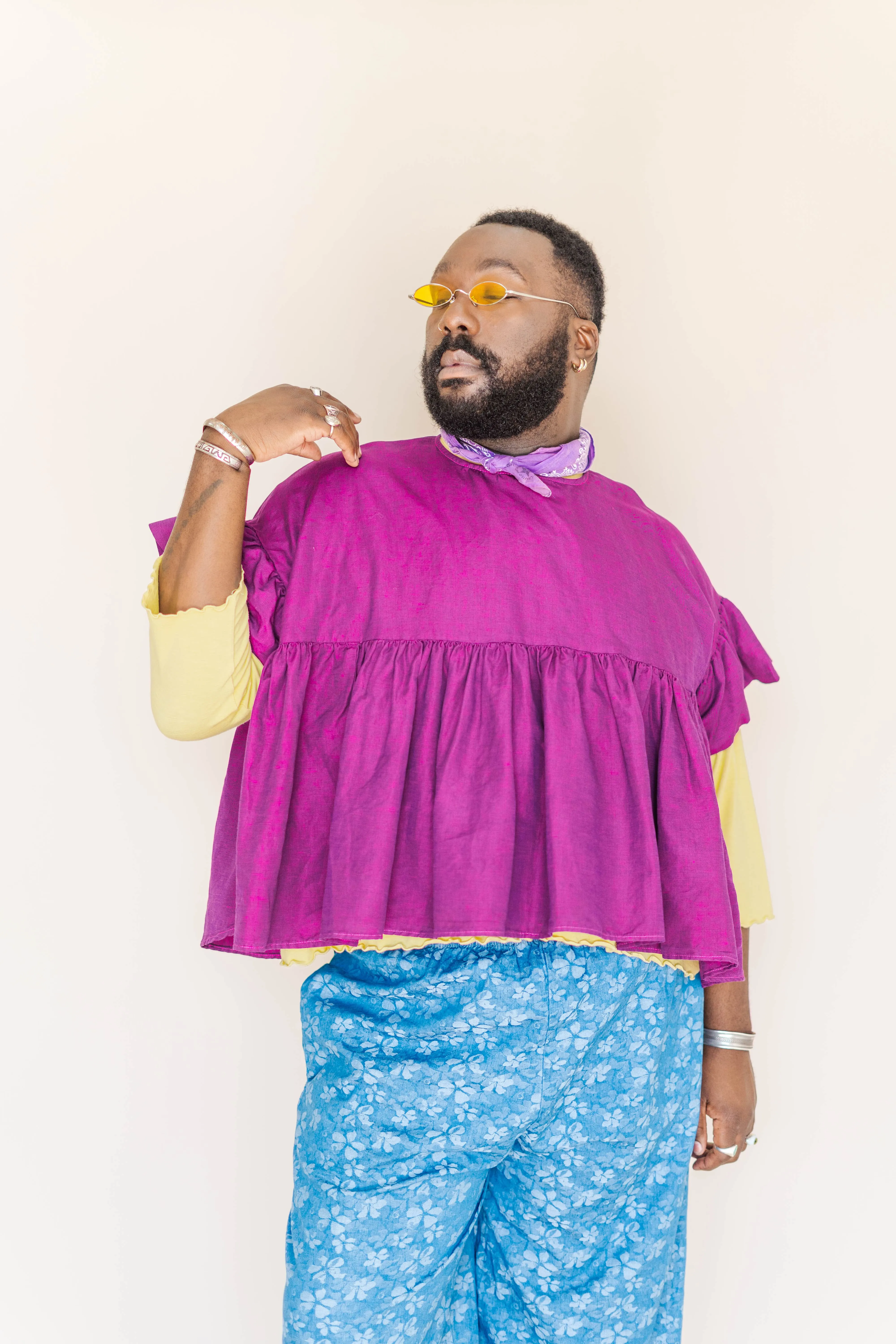 Boysenberry Mushroom Top sold by Nettle Studios product image thumbnail 2