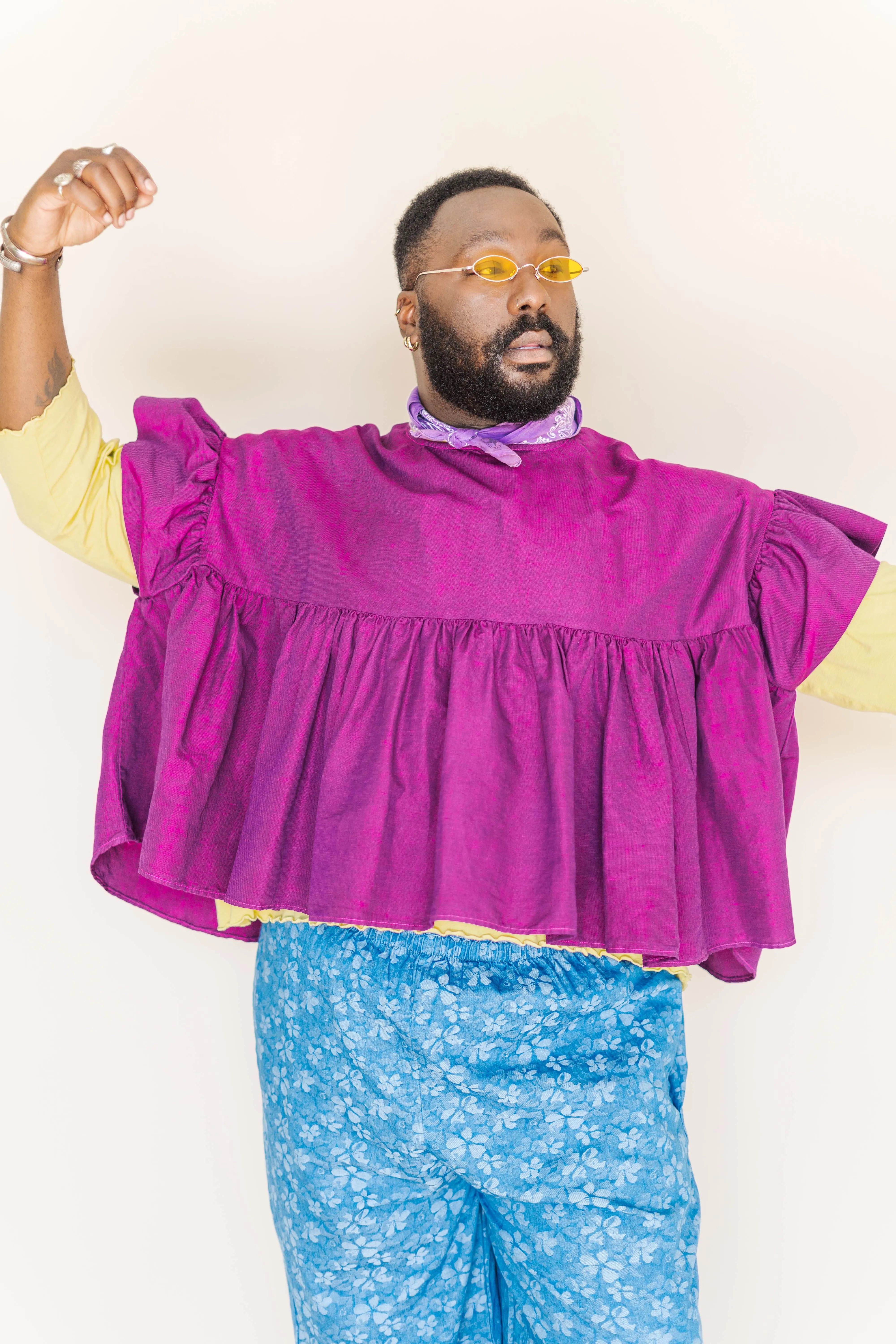 Boysenberry Mushroom Top sold by Nettle Studios product image thumbnail 3