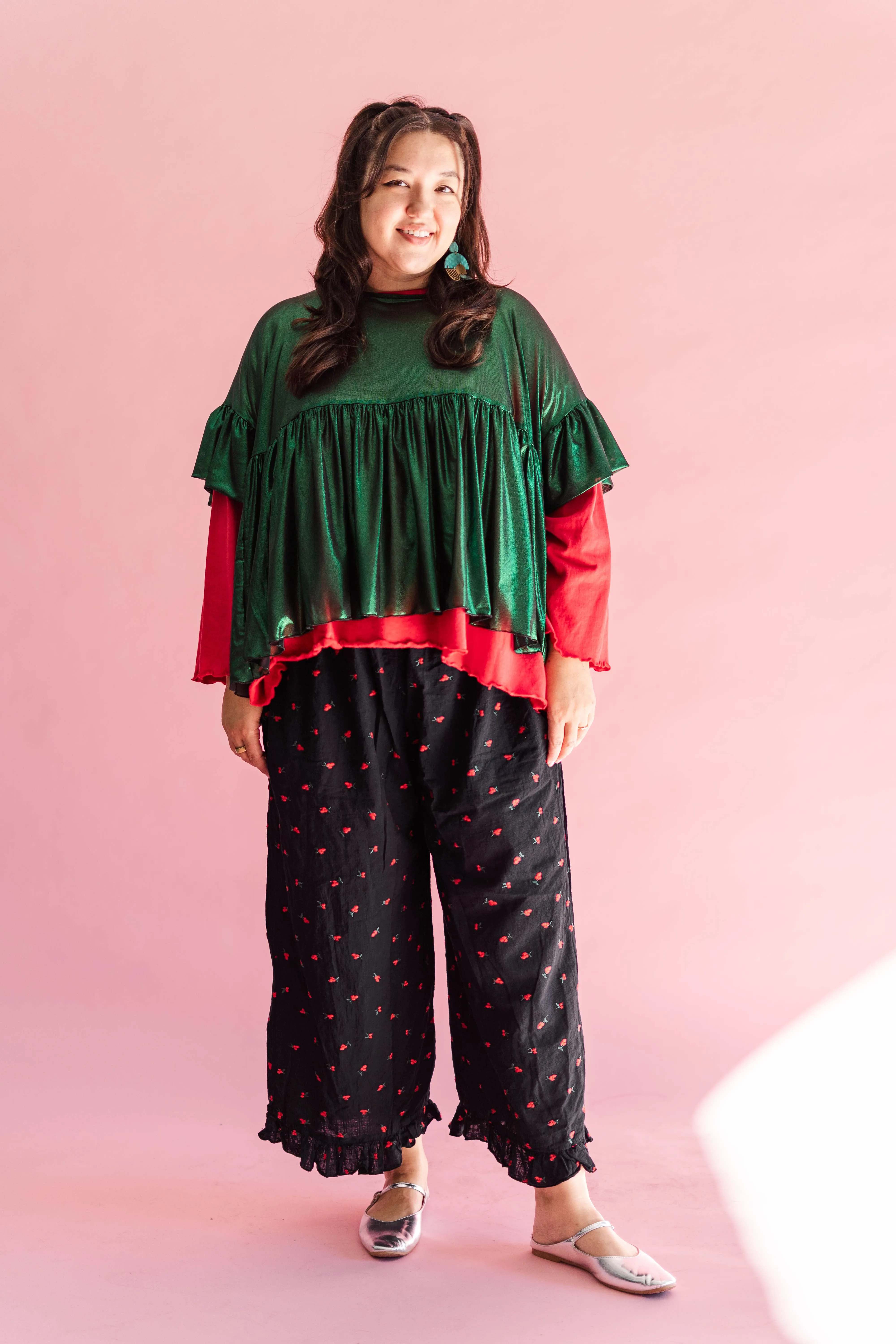 Green Tinsel Mushroom Top sold by Nettle Studios product image thumbnail 4