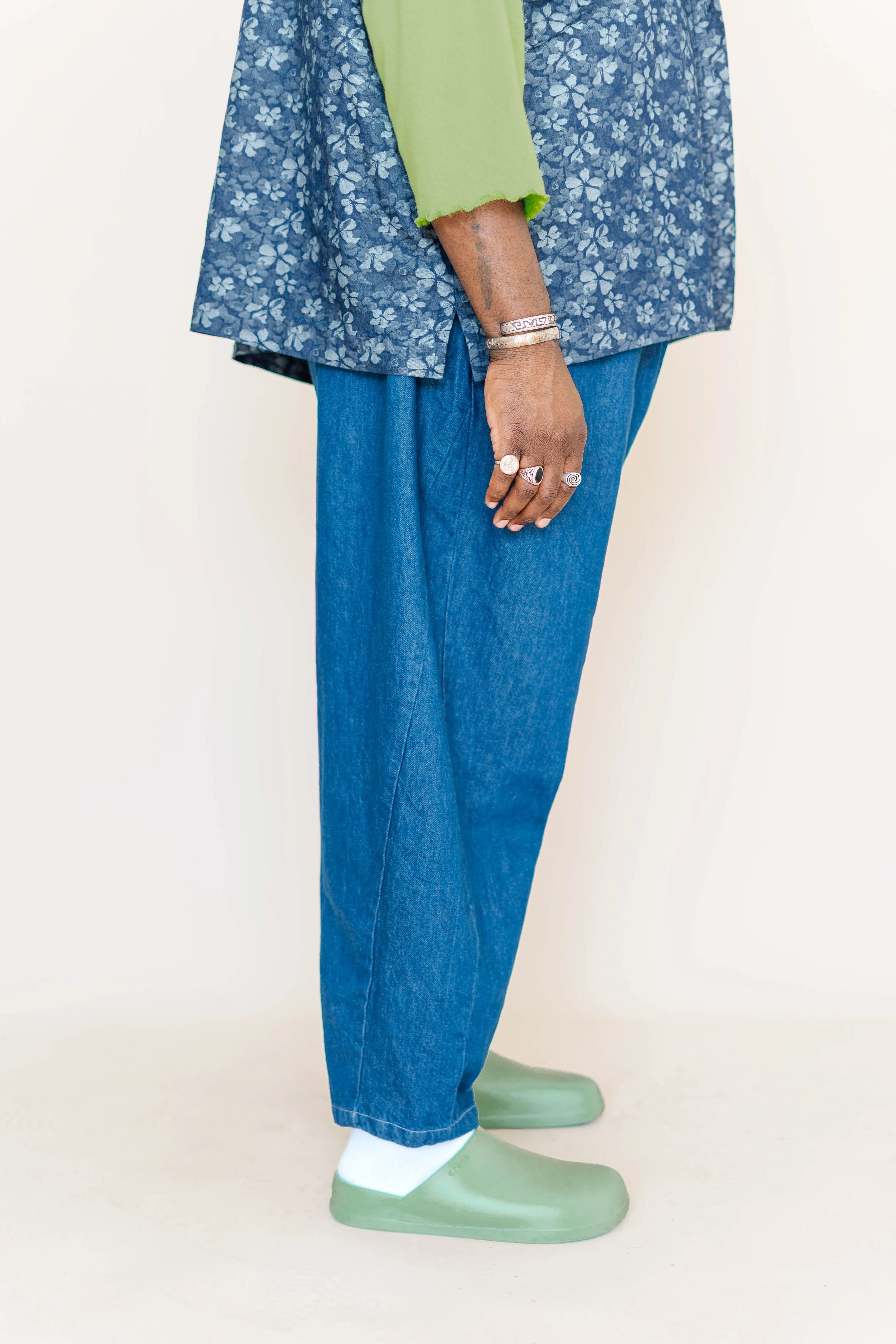 DENIM BARREL PANT sold by Nettle Studios product image thumbnail 2