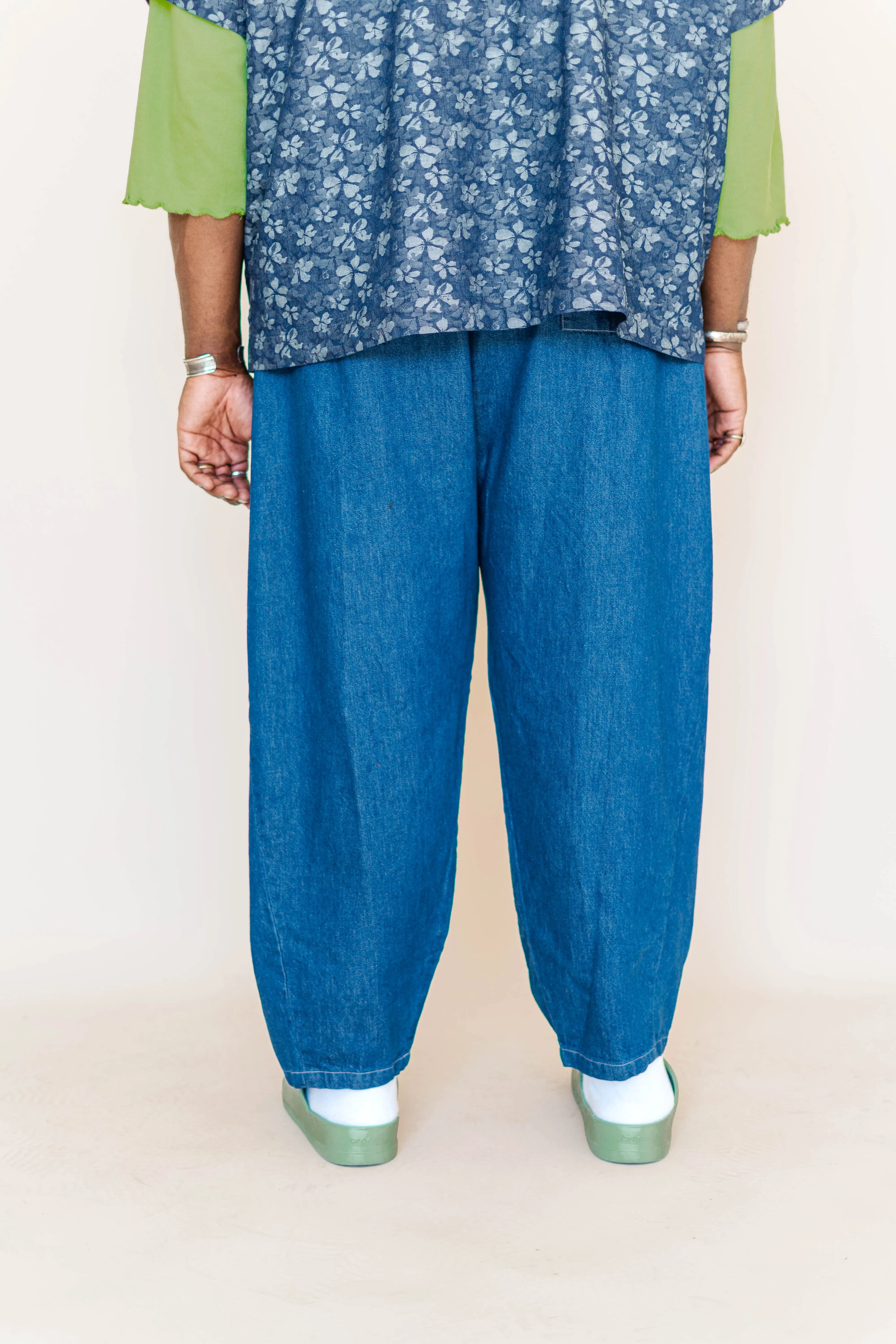 DENIM BARREL PANT sold by Nettle Studios product image thumbnail 3