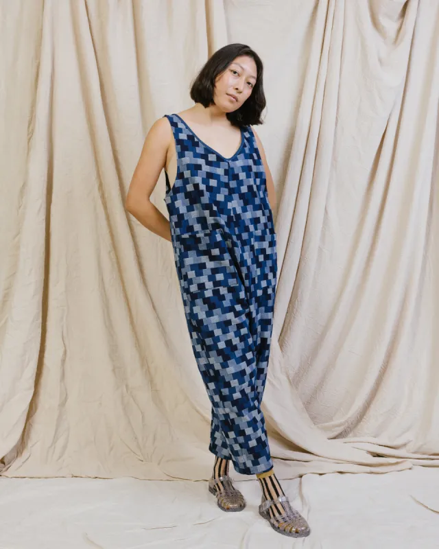 Everyday Overall in Patchwork Denim sold by Nettle Studios