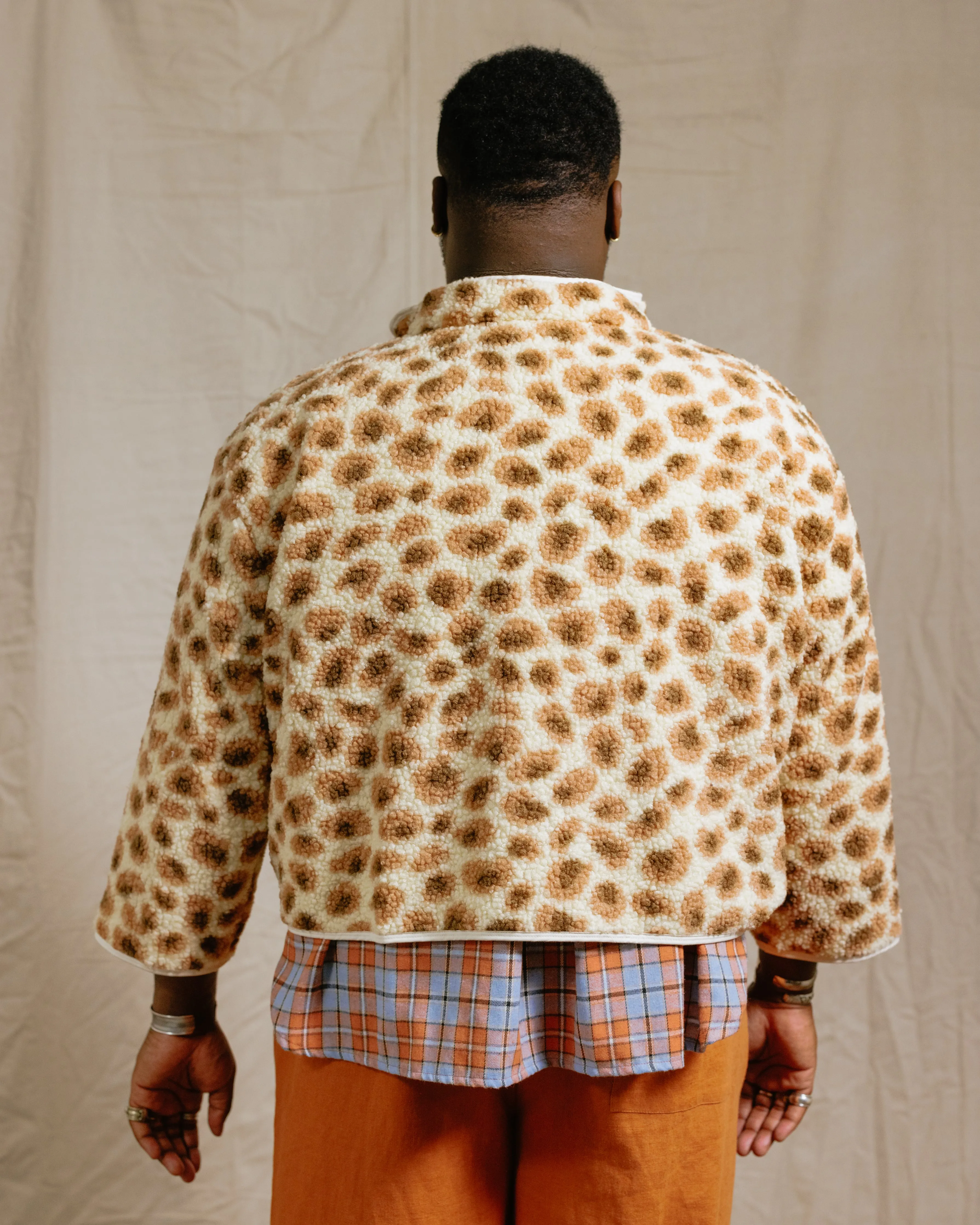 Sherpa Jacket in Honey Latte (RTS) sold by Nettle Studios product image thumbnail 3