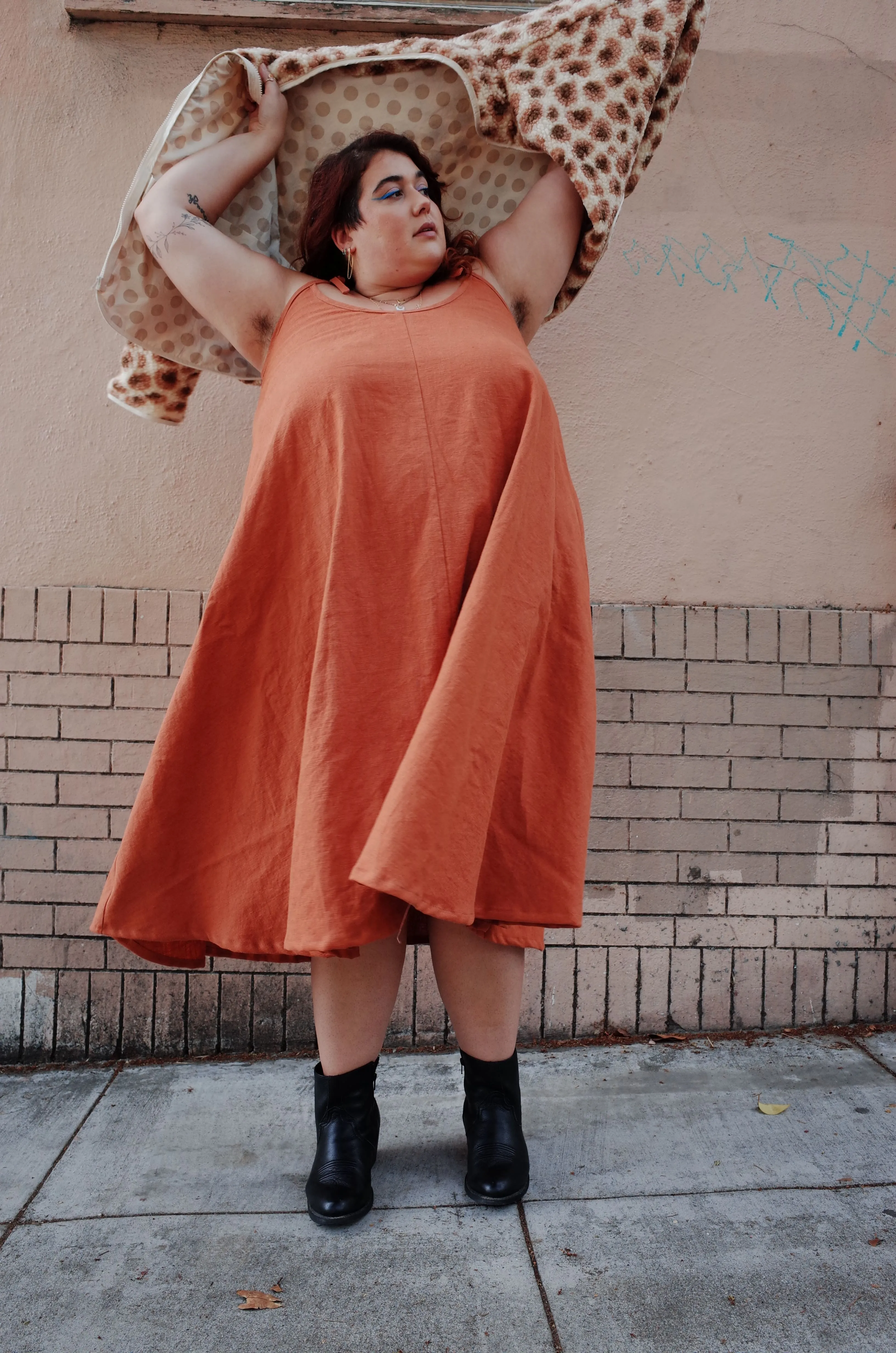 Sherpa Jacket in Honey Latte (RTS) sold by Nettle Studios product image thumbnail 5