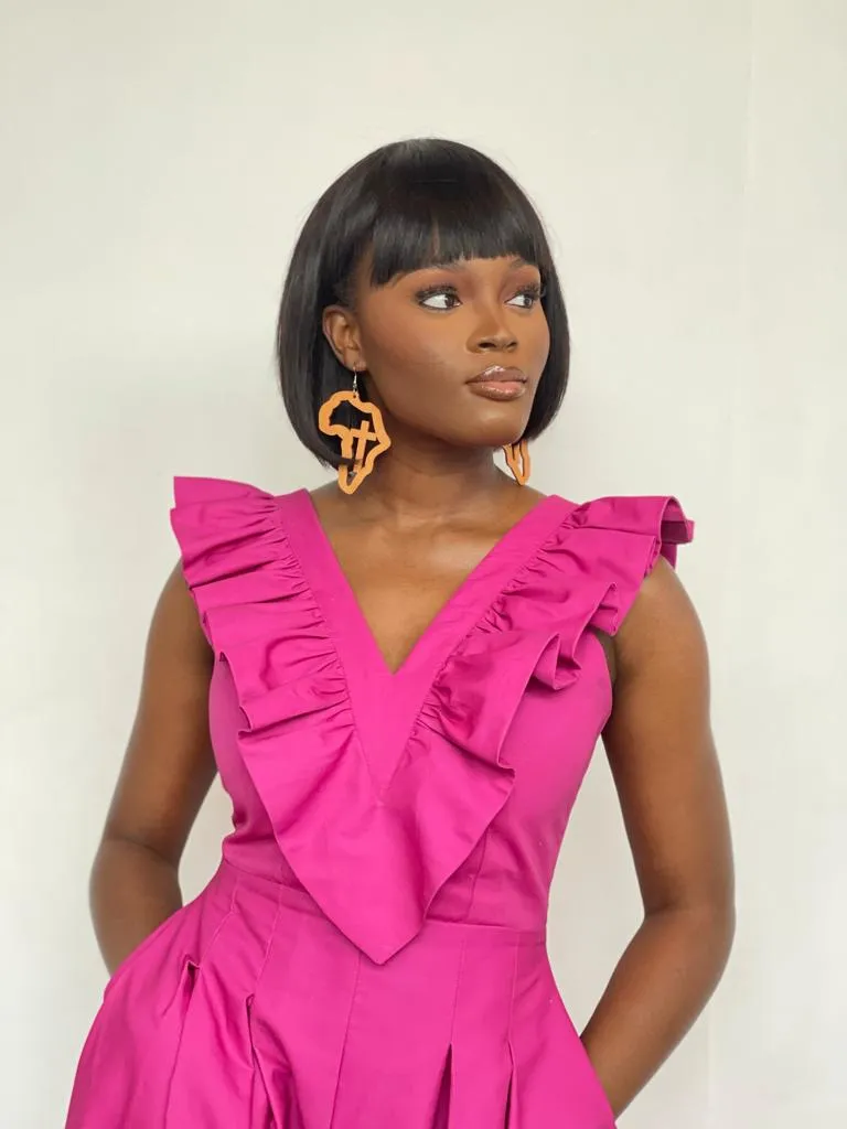 Amari Jumpsuit Fuschia sold by Forever Amelia product image thumbnail 5