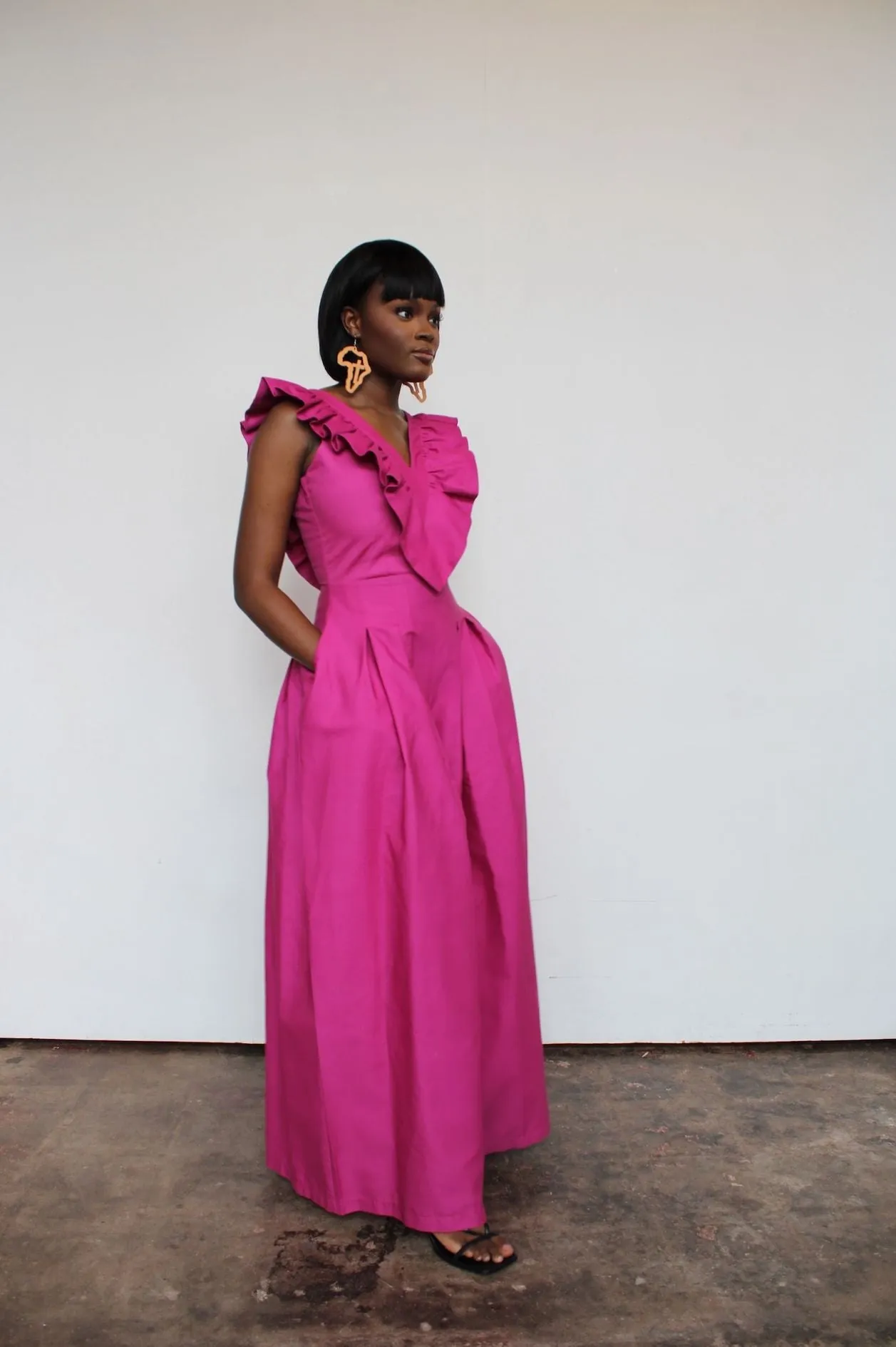 Amari Jumpsuit Fuschia sold by Forever Amelia product image thumbnail 2