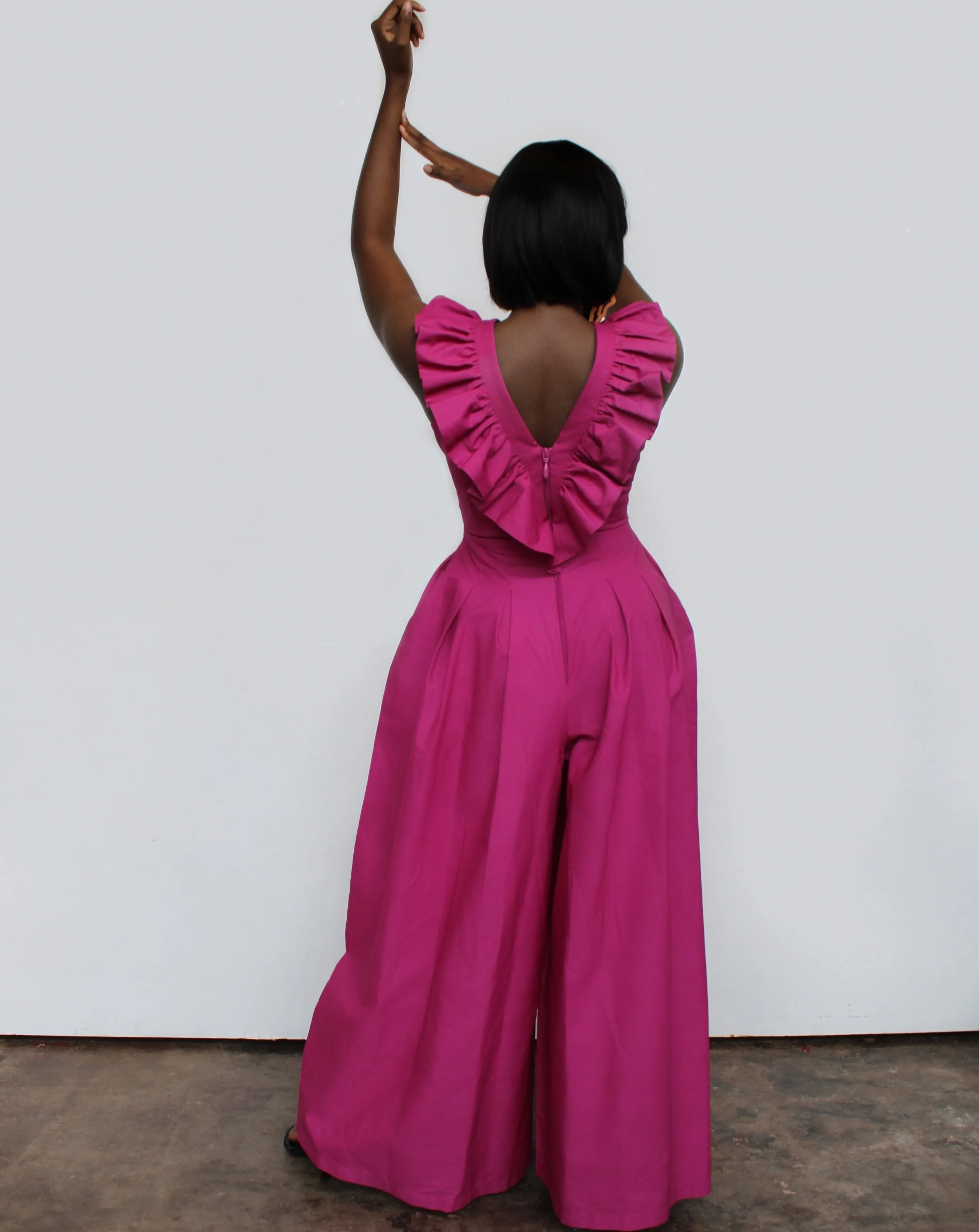 Amari Jumpsuit Fuschia sold by Forever Amelia product image thumbnail 3